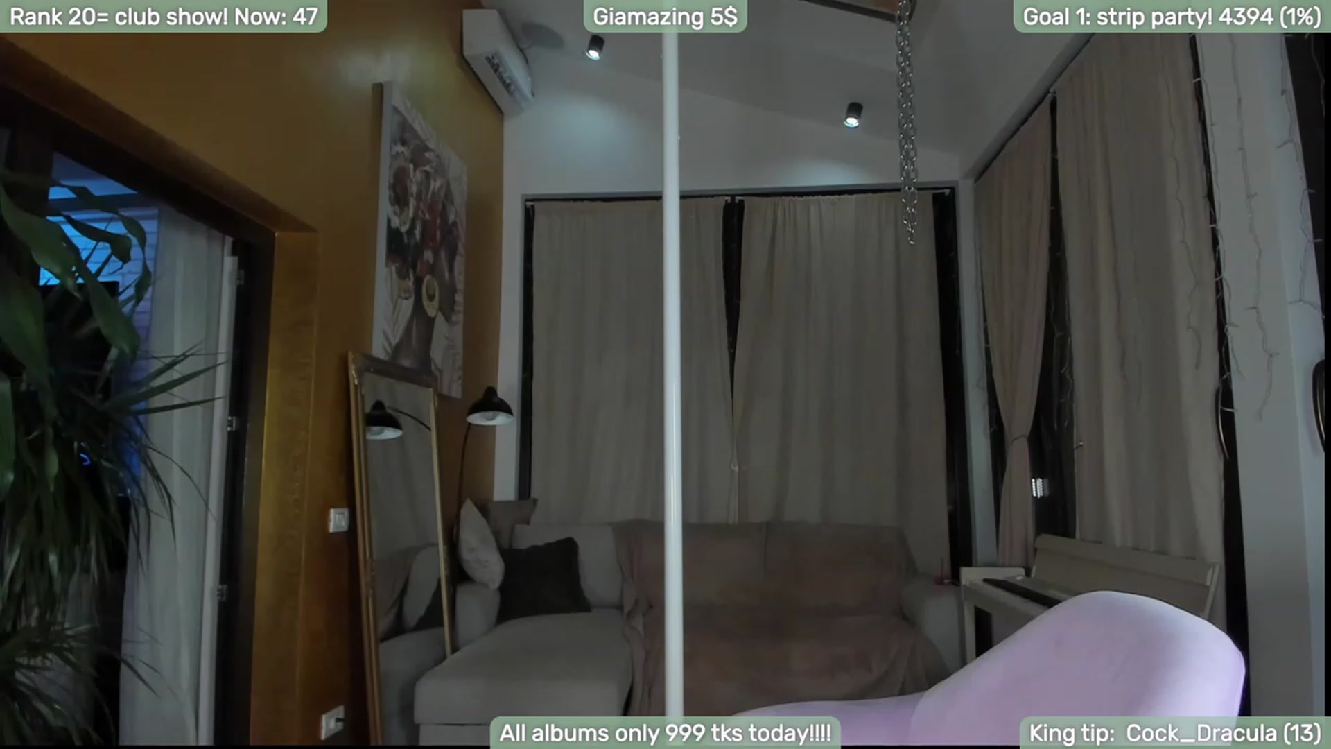 Gallery image thumbnail from GiaMazing's myfreecams stream on, 02/03/2023, 24:08 image 5 of 20