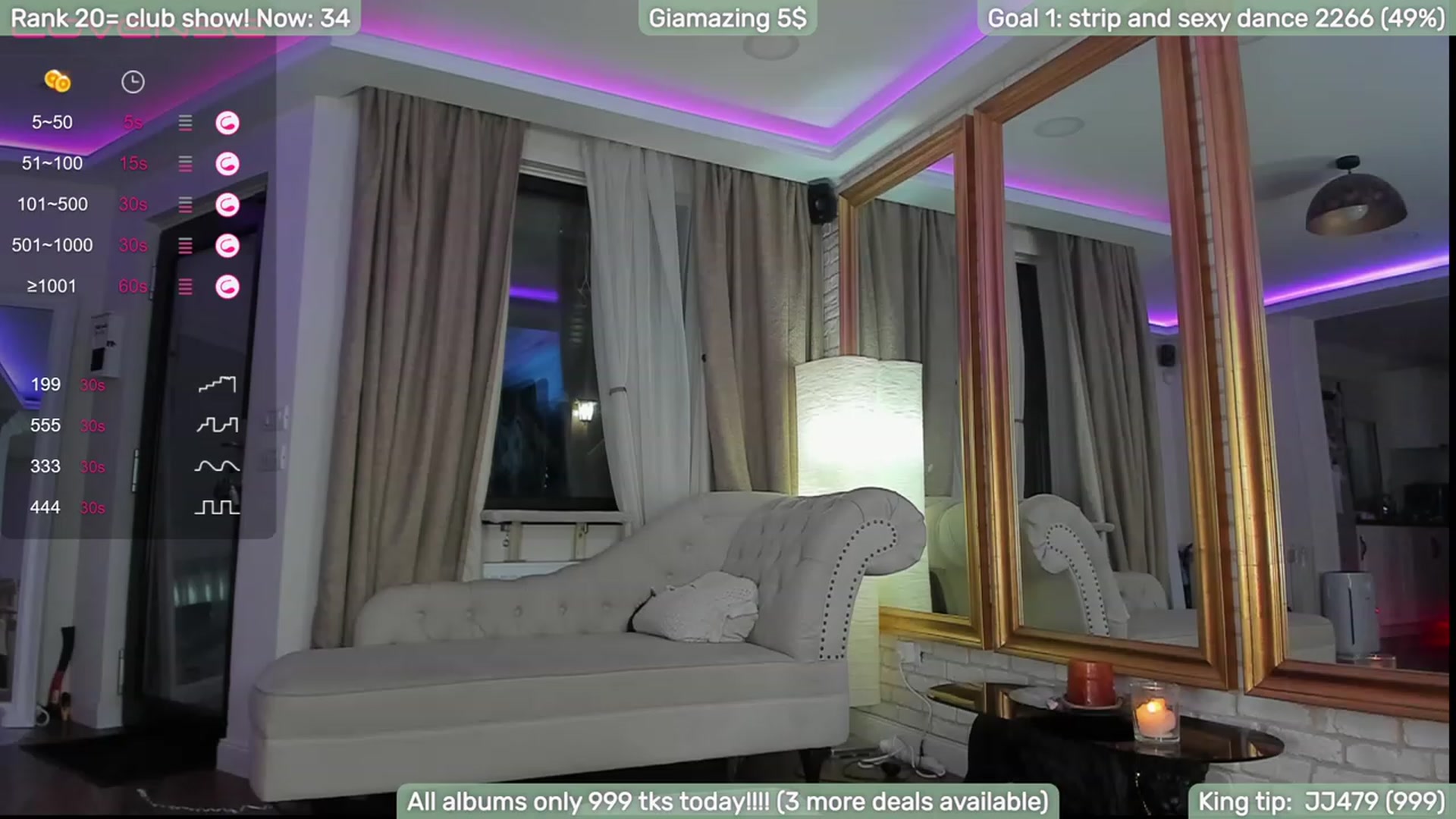 Gallery image thumbnail from GiaMazing's myfreecams stream on, 02/03/2023, 22:07 image 17 of 20