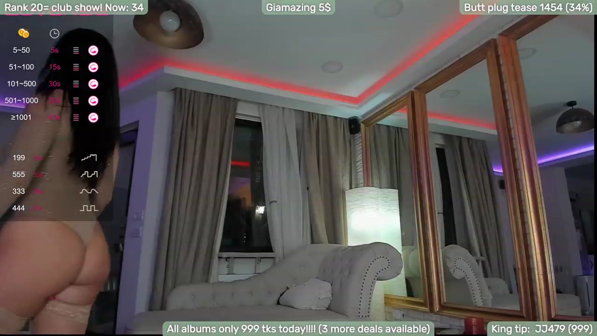 Gallery image thumbnail from GiaMazing's myfreecams stream on, 02/04/2023, 24:06 image 8 of 20