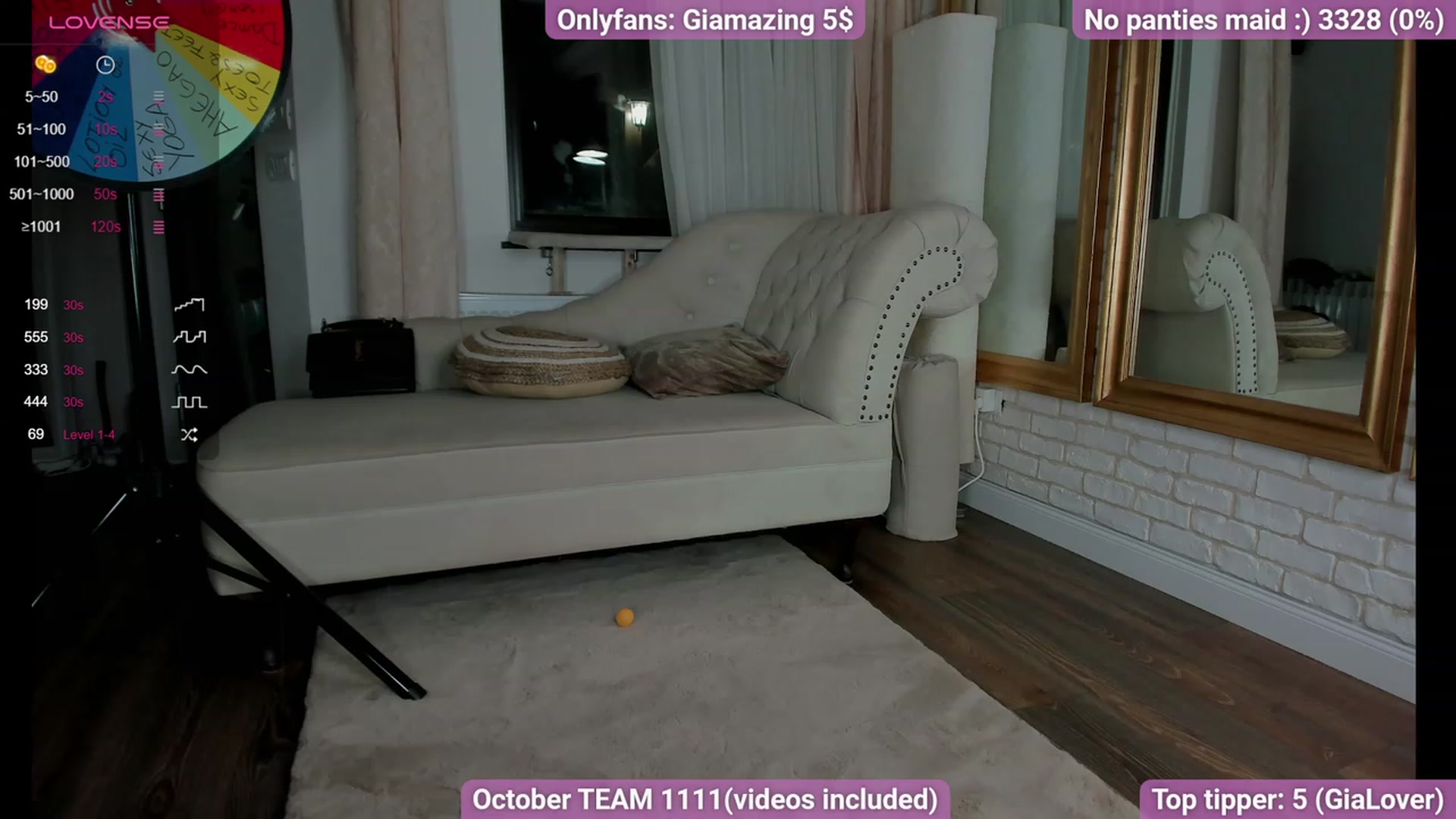 Gallery image thumbnail from GiaMazing's myfreecams stream on, 10/26/2023, 20:13 image 1 of 20