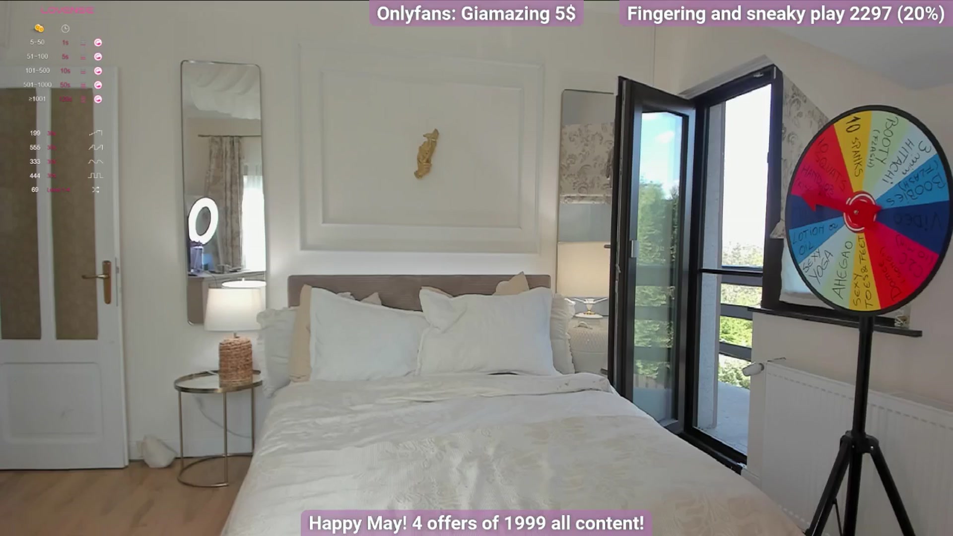 Gallery image thumbnail from GiaMazing's myfreecams stream on, 05/04/2024, 15:50 image 9 of 20