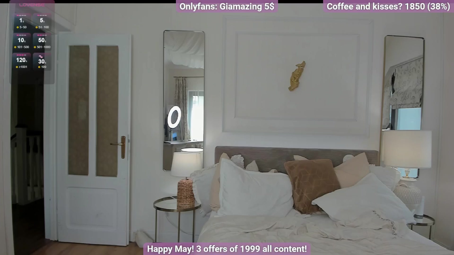 Gallery image thumbnail from GiaMazing's myfreecams stream on, 05/11/2024, 13:59 image 5 of 20