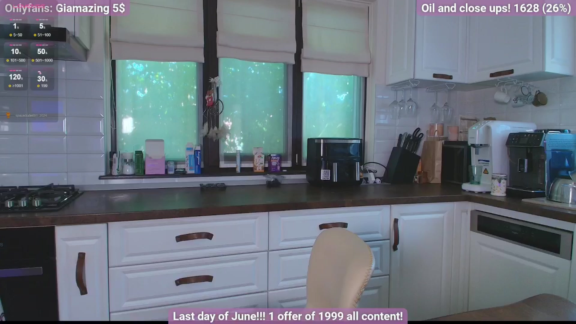 Gallery image thumbnail from GiaMazing's myfreecams stream on, 06/30/2024, 13:27 image 16 of 20