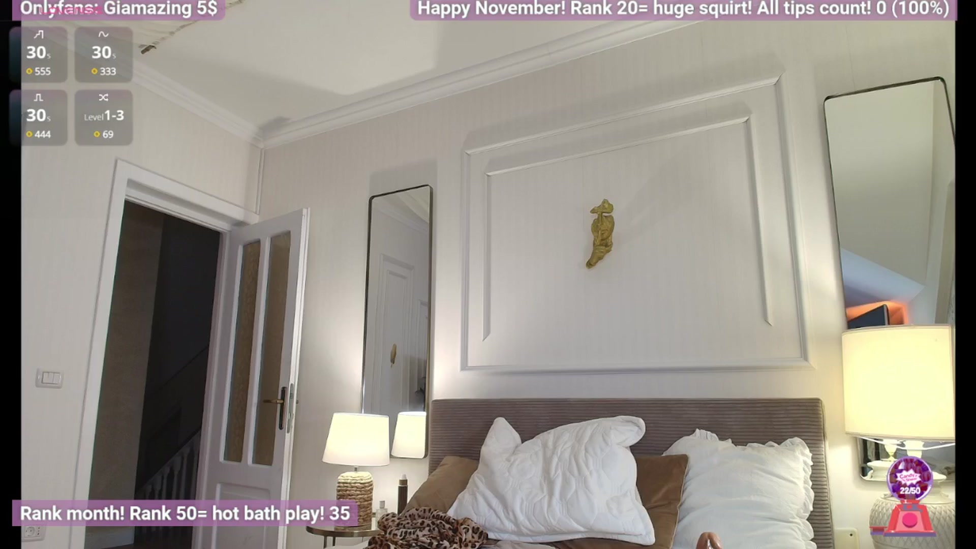Gallery image thumbnail from GiaMazing's myfreecams stream on, 11/02/2024, 02:58 image 5 of 20