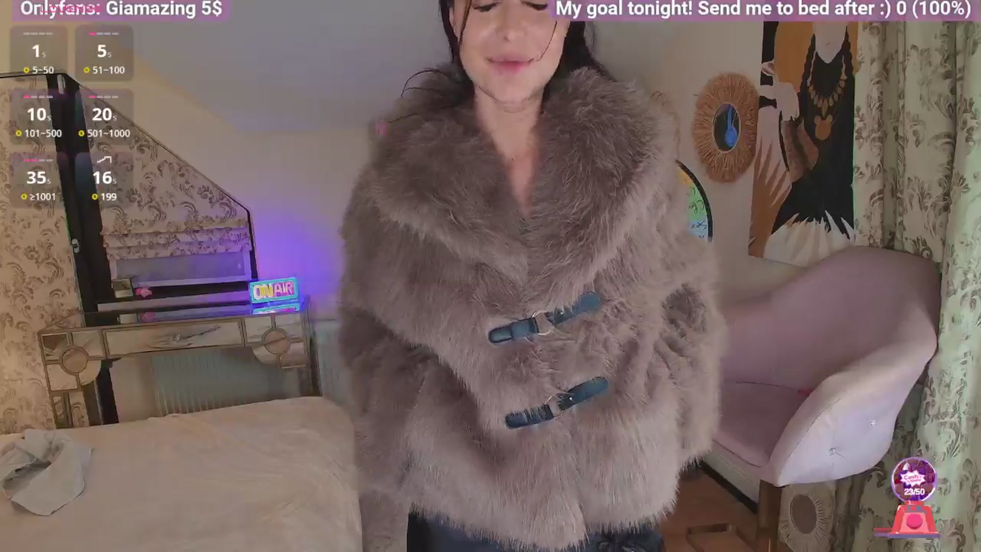 Gallery image thumbnail from GiaMazing's myfreecams stream on, 11/08/2024, 02:08 image 19 of 20
