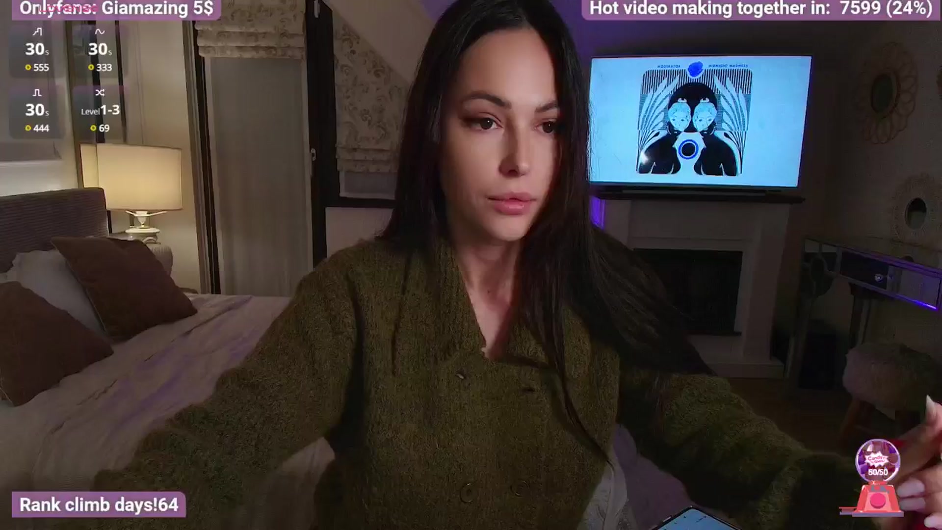 Gallery image thumbnail from GiaMazing's myfreecams stream on, 11/15/2024, 21:45 image 1 of 20