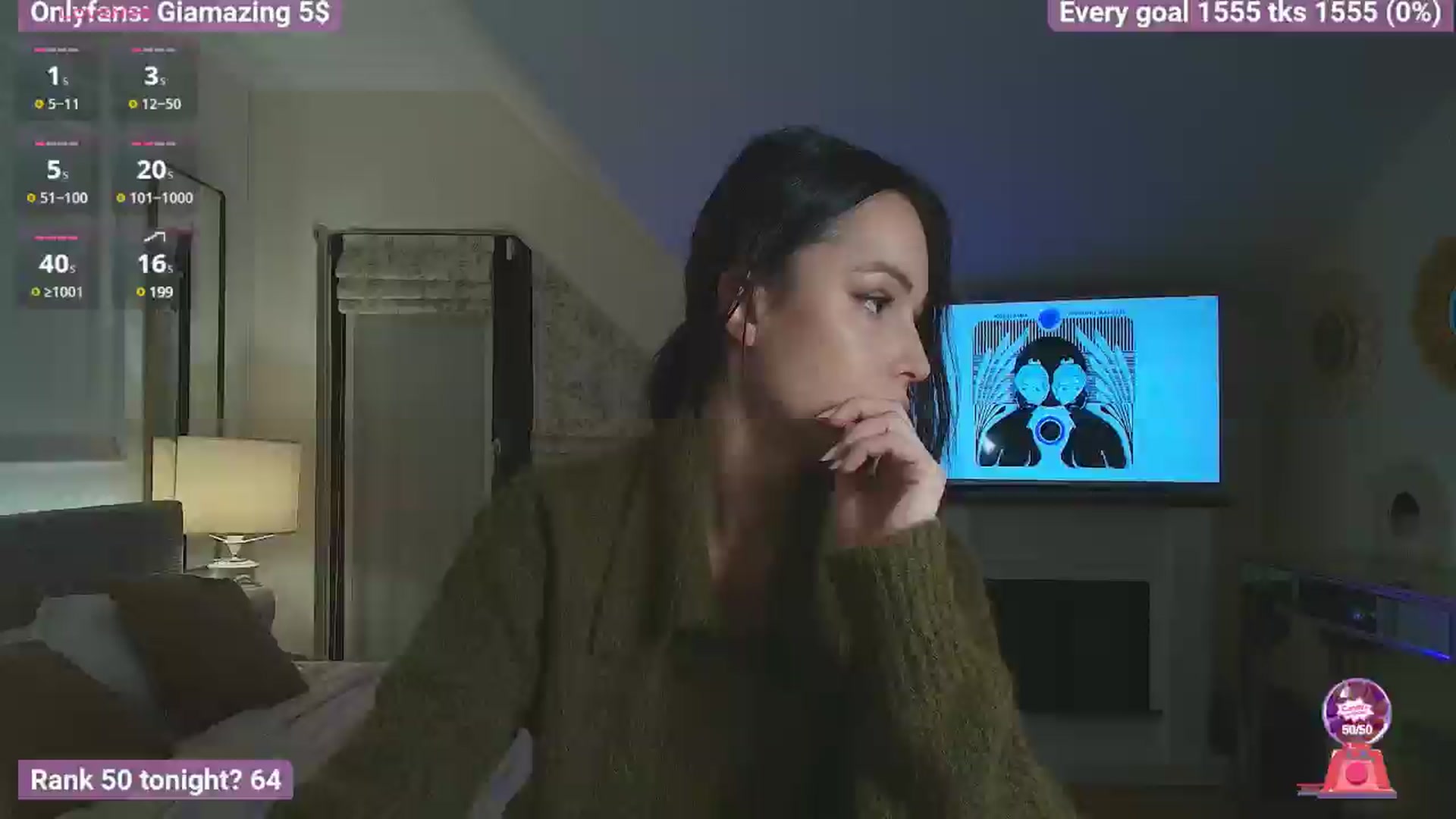Gallery image thumbnail from GiaMazing's myfreecams stream on, 11/15/2024, 21:45 image 5 of 20