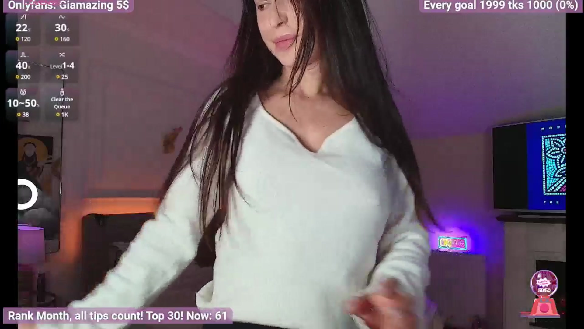 Gallery image thumbnail from GiaMazing's myfreecams stream on, 11/18/2024, 23:30 image 11 of 20