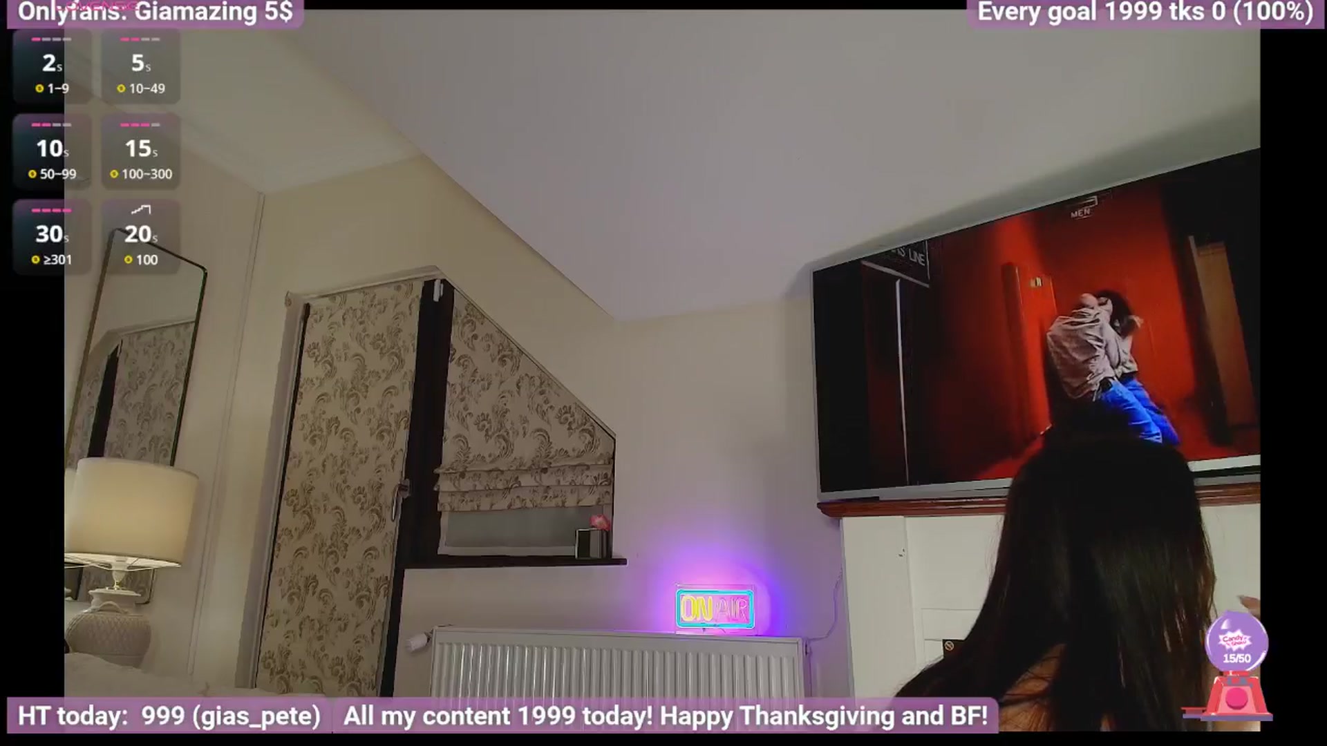 Gallery image thumbnail from GiaMazing's myfreecams stream on, 11/29/2024, 17:20 image 15 of 20