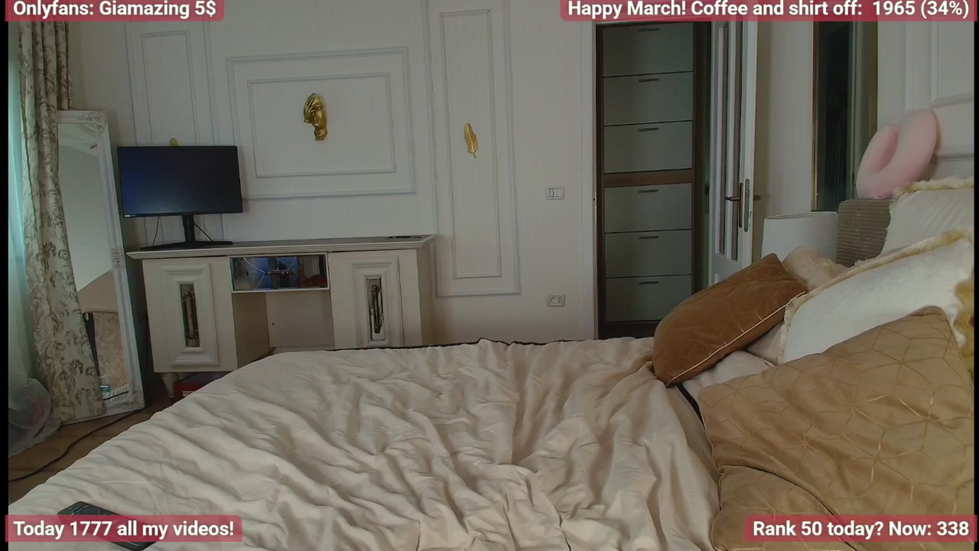 Gallery image thumbnail from GiaMazing's myfreecams stream on, 03/01/2025, 15:33 image 1 of 20