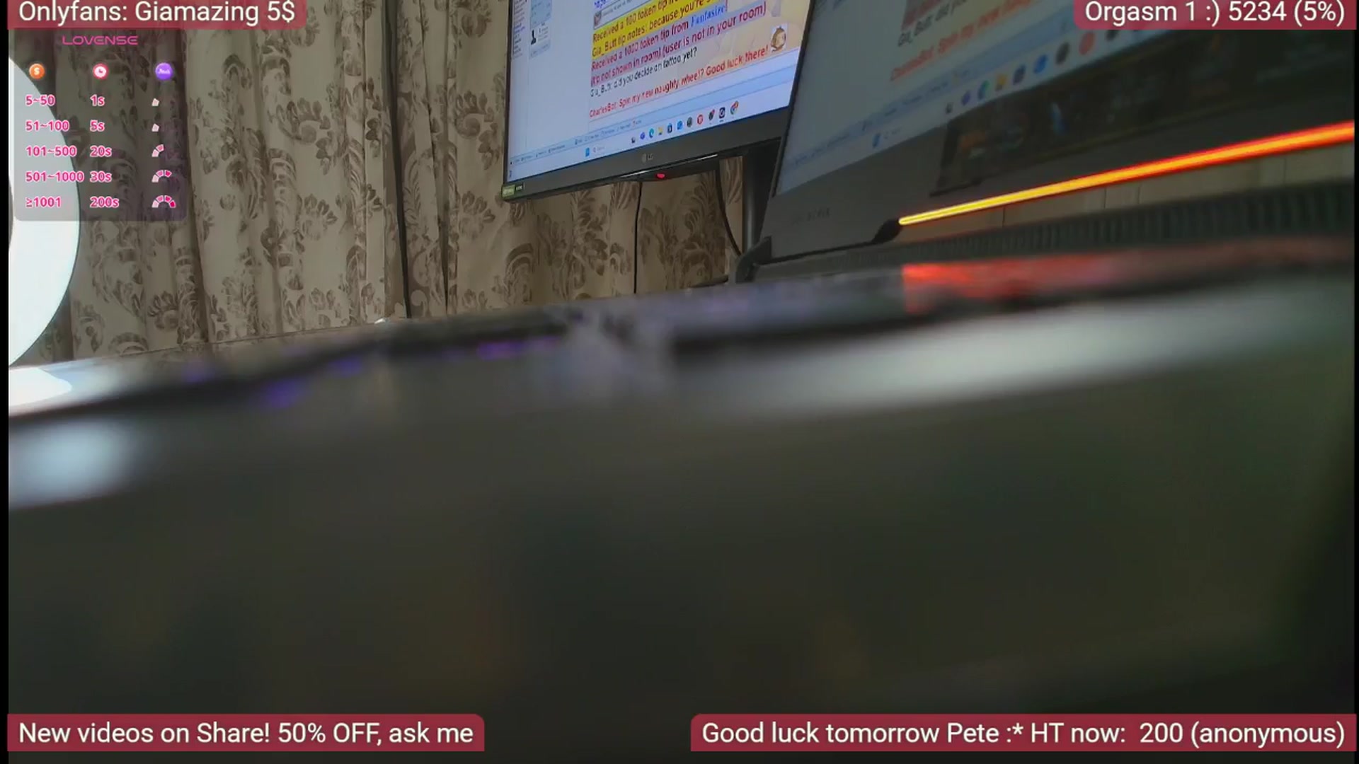 Gallery image thumbnail from GiaMazing's myfreecams stream on, 03/26/2025, 20:33 image 17 of 20
