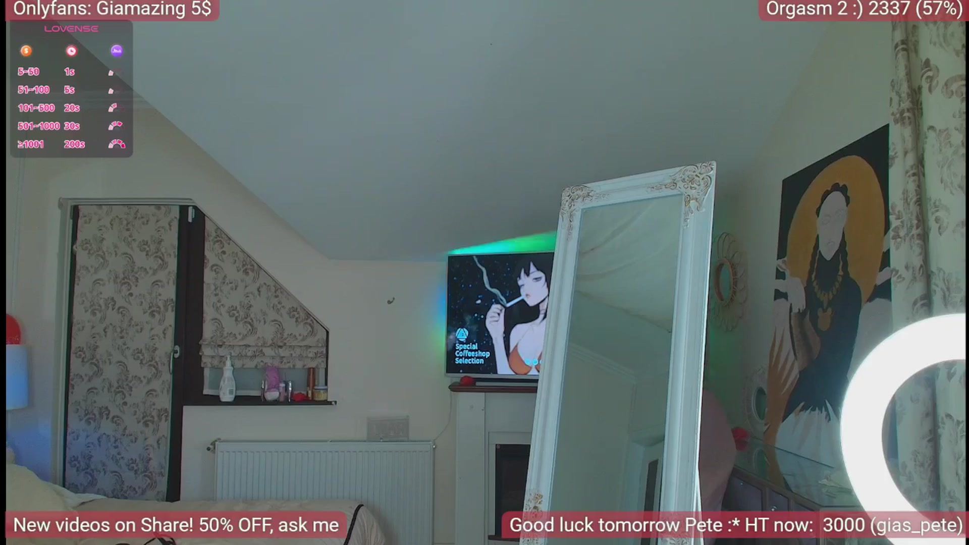 Gallery image thumbnail from GiaMazing's myfreecams stream on, 03/27/2025, 24:47 image 13 of 20
