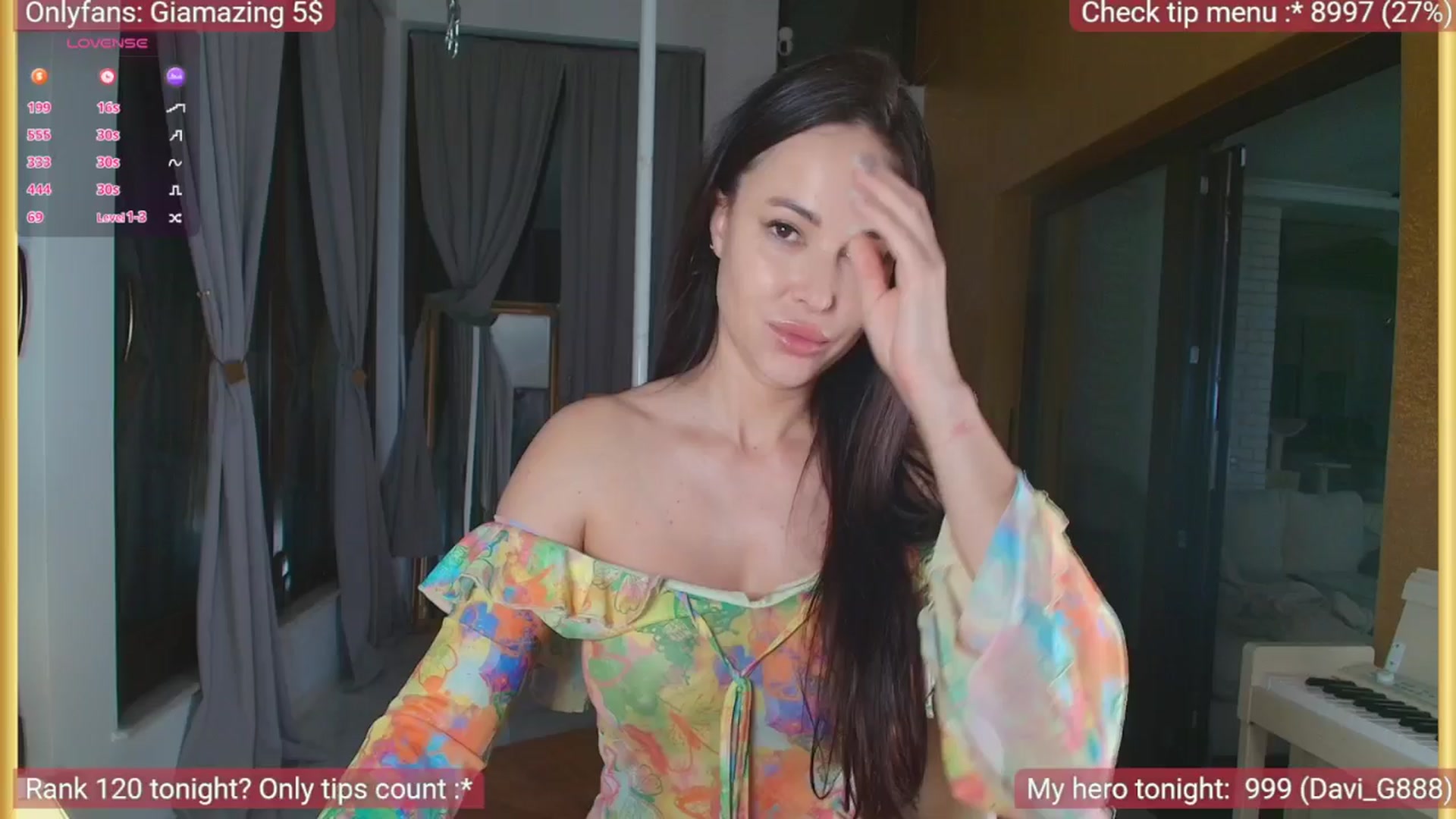 Gallery image thumbnail from GiaMazing's myfreecams stream on, 03/29/2025, 01:04 image 8 of 20
