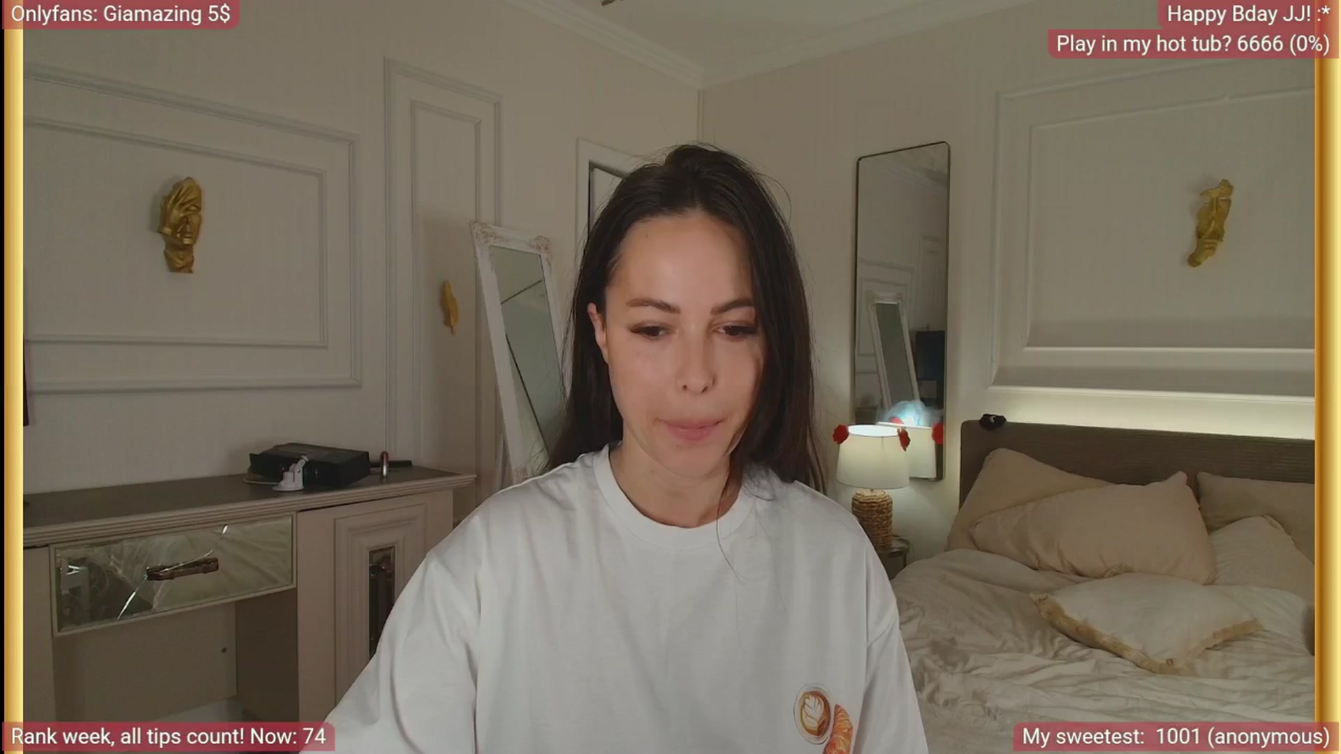 Gallery image thumbnail from GiaMazing's myfreecams stream on, 04/06/2025, 23:56 image 19 of 20