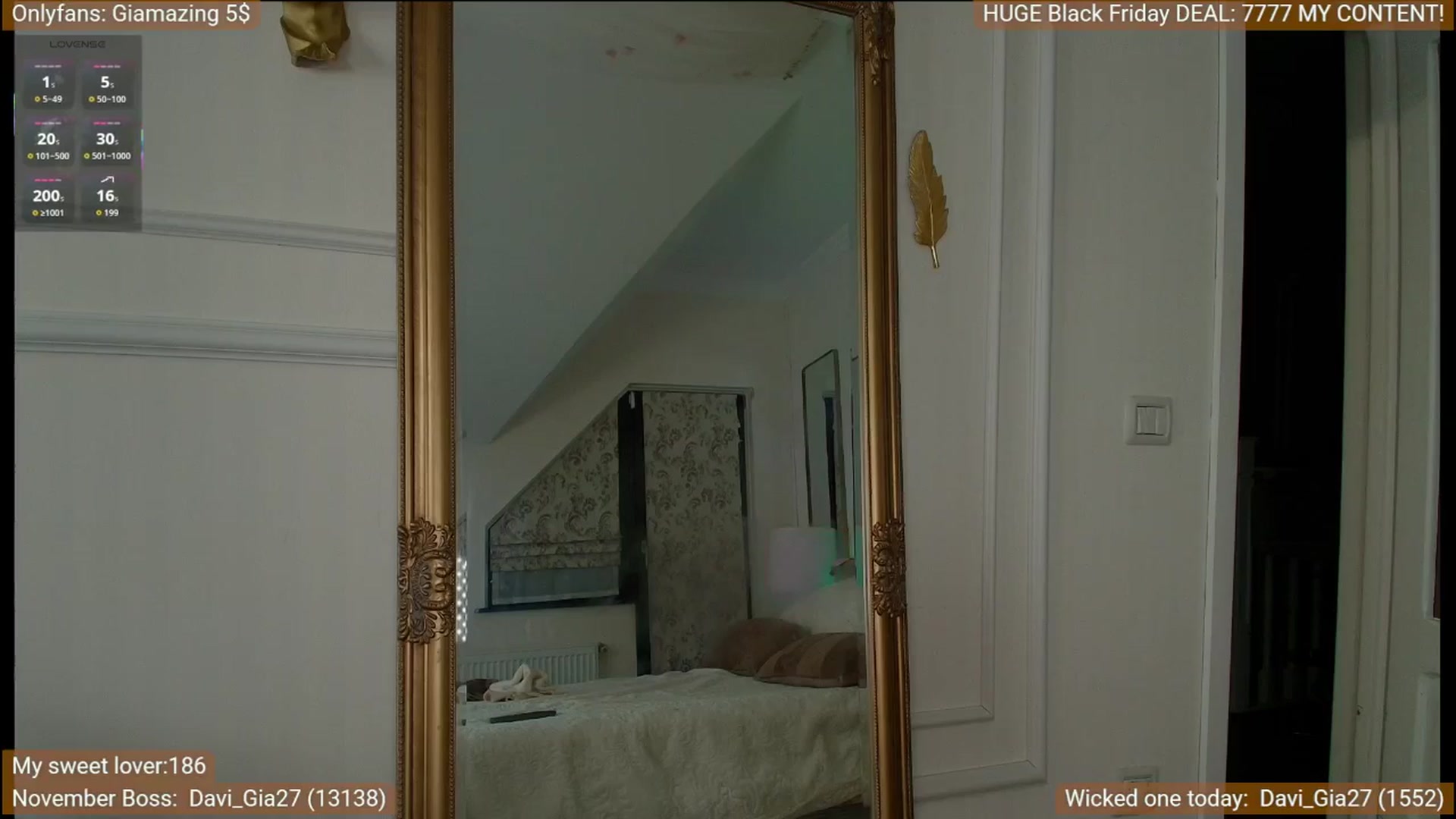 Gallery image thumbnail from GiaMazing's myfreecams stream on, 11/29/2025, 02:10 image 12 of 20