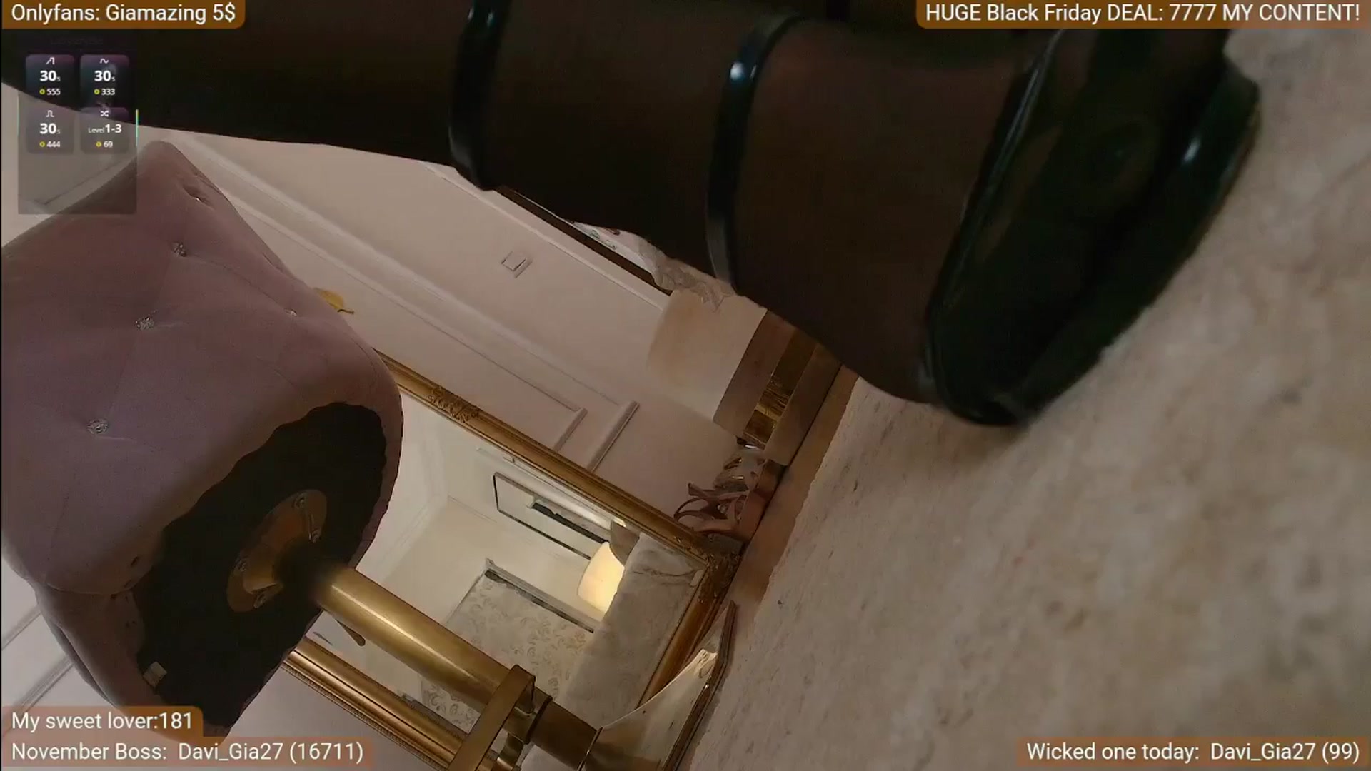 Gallery image thumbnail from GiaMazing's myfreecams stream on, 11/30/2025, 21:33 image 3 of 20
