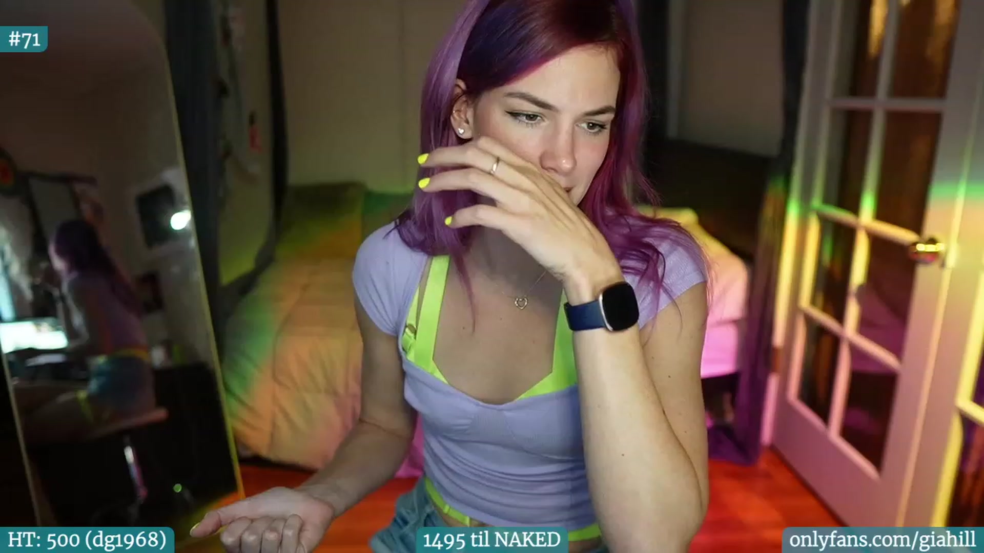 Gallery image thumbnail from Gia_Bday's myfreecams stream on, 08/25/2023, 23:04 image 16 of 20