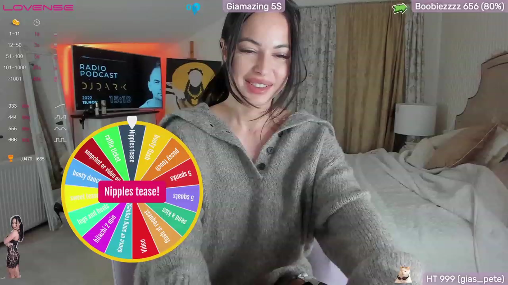 Gallery image thumbnail from GiamazingMFC's myfreecams stream on, 11/26/2022, 15:35 image 10 of 20