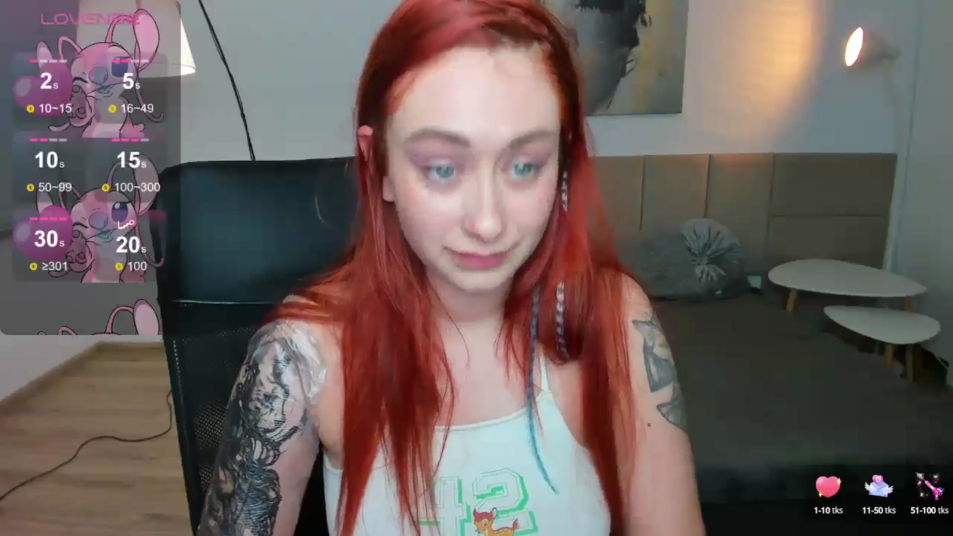 Gallery image thumbnail from GingerSiren's myfreecams stream on, 06/02/2024, 19:00 image 20 of 20