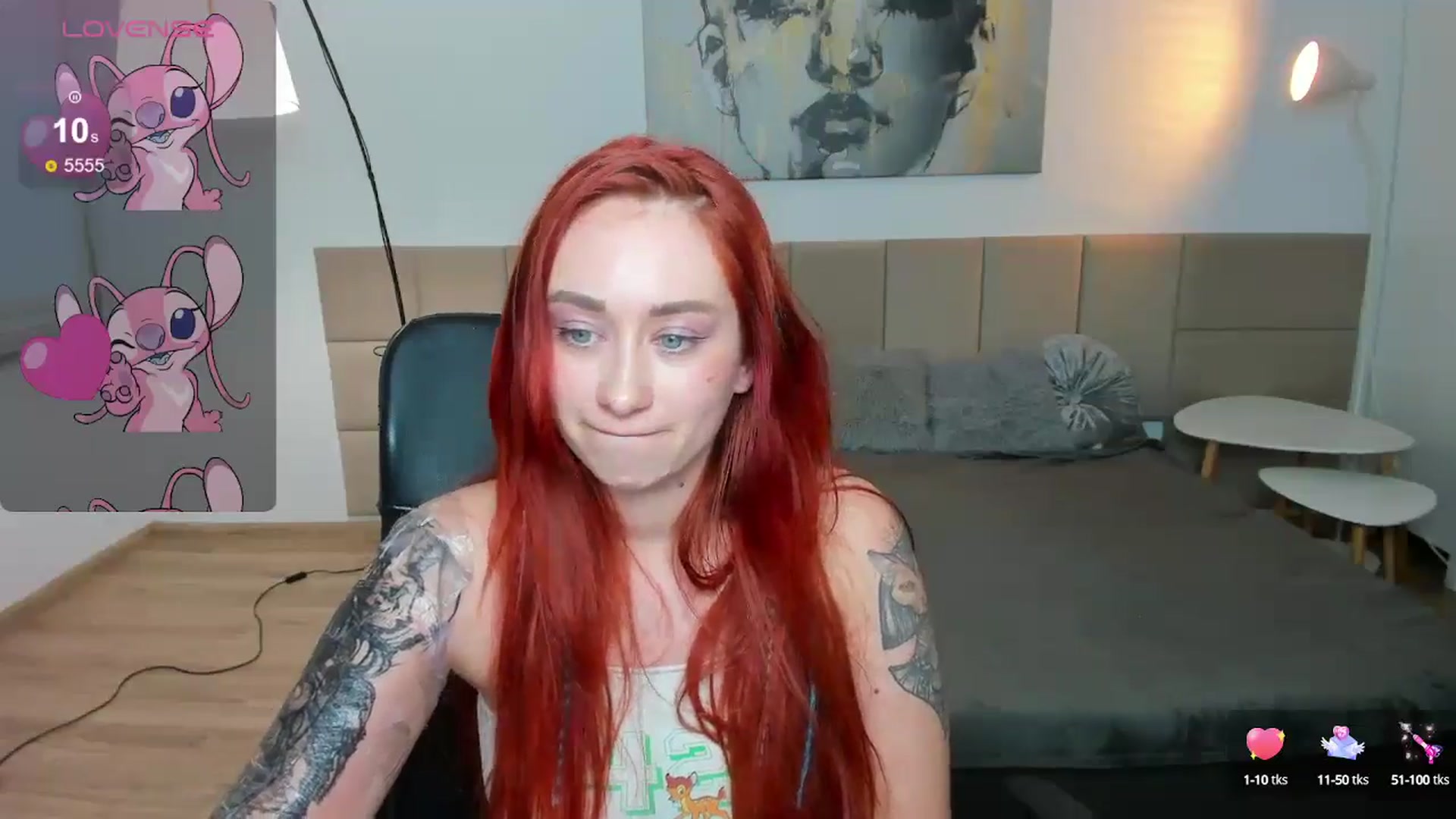 Gallery image thumbnail from GingerSiren's myfreecams stream on, 06/02/2024, 19:00 image 16 of 20
