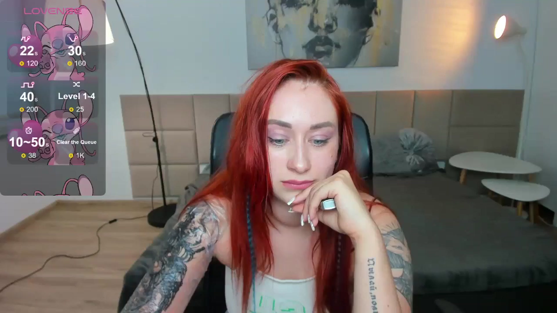 Gallery image thumbnail from GingerSiren's myfreecams stream on, 06/02/2024, 19:00 image 6 of 20