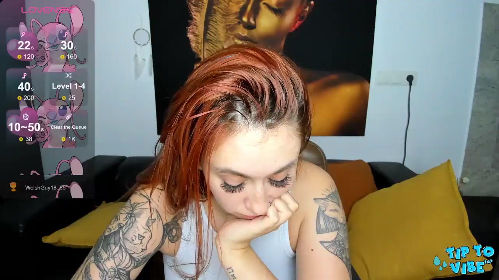 Gallery image thumbnail from GingerSiren's myfreecams stream on, 10/21/2024, 12:23 image 17 of 20