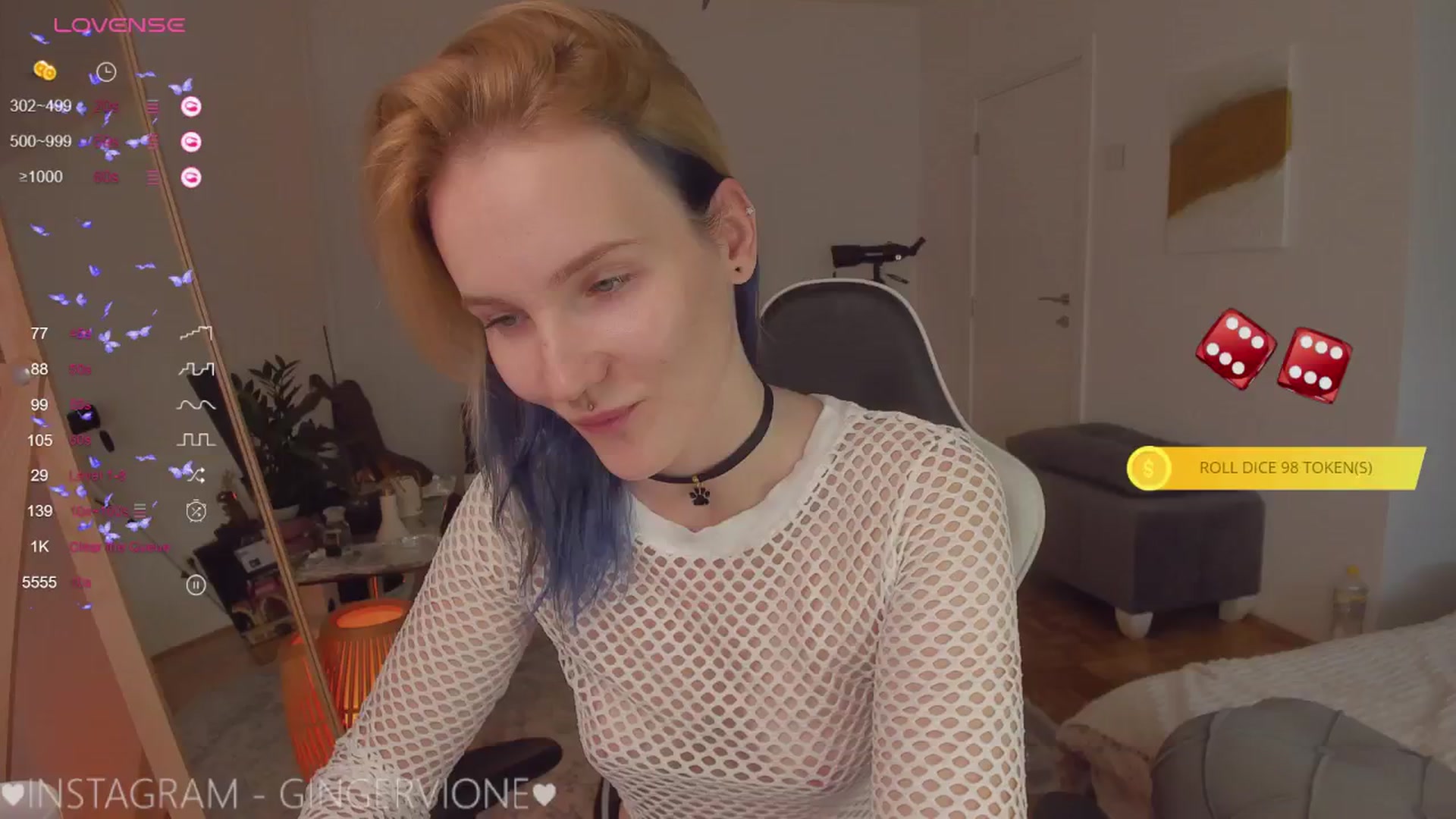 Gallery image thumbnail from GingerVi's myfreecams stream on, 06/05/2024, 13:36 image 1 of 20