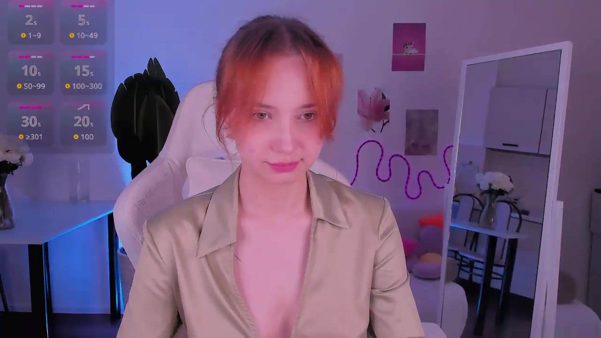 Gallery image thumbnail from Ginnypeach's myfreecams stream on, 07/07/2026, 08:53 image 5 of 20