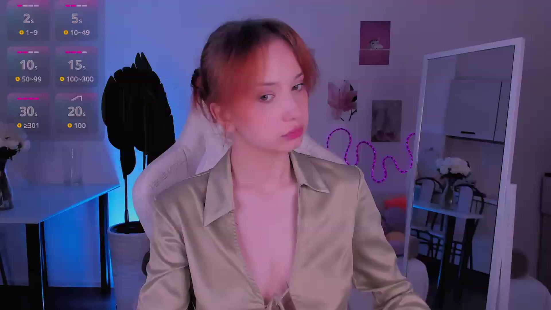Gallery image thumbnail from Ginnypeach's myfreecams stream on, 07/07/2026, 08:53 image 1 of 20
