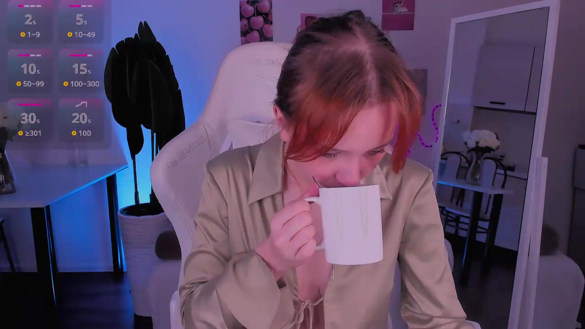 Gallery image thumbnail from Ginnypeach's myfreecams stream on, 07/07/2026, 08:53 image 13 of 20