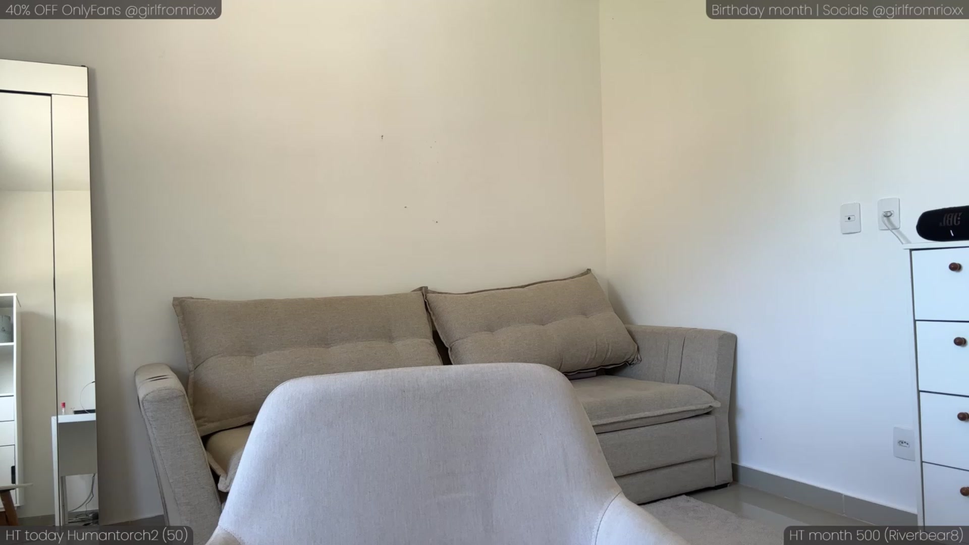 Gallery image thumbnail from Girlfromrio's myfreecams stream on, 01/06/2024, 17:25 image 2 of 20