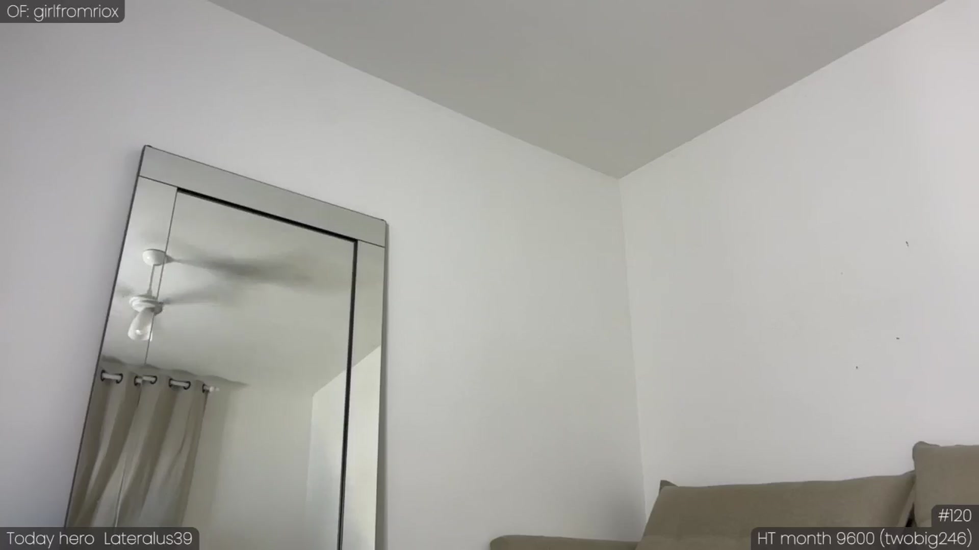 Gallery image thumbnail from Girlfromrio's myfreecams stream on, 09/05/2024, 04:48 image 2 of 20
