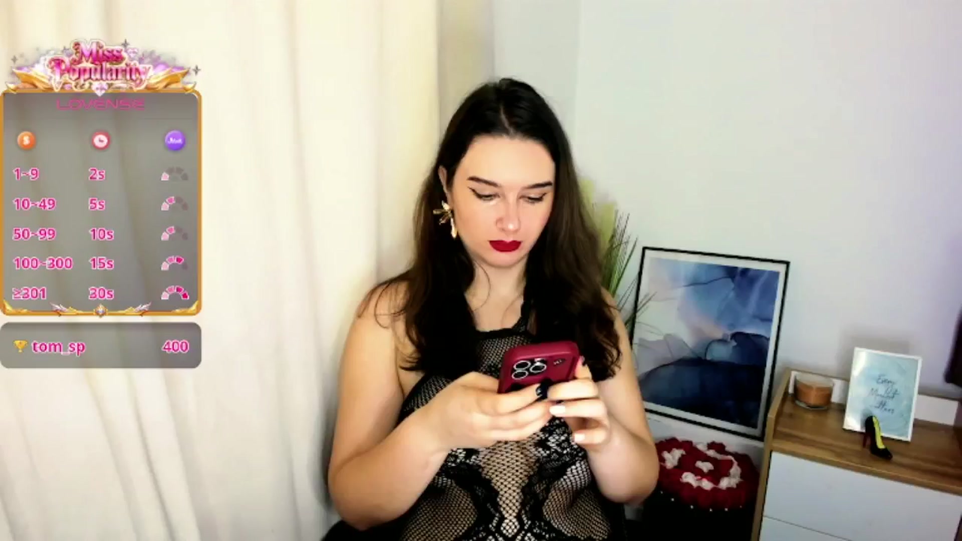 Gallery image thumbnail from GlamGoddessa's myfreecams stream on, 02/17/2026, 11:26 image 17 of 20