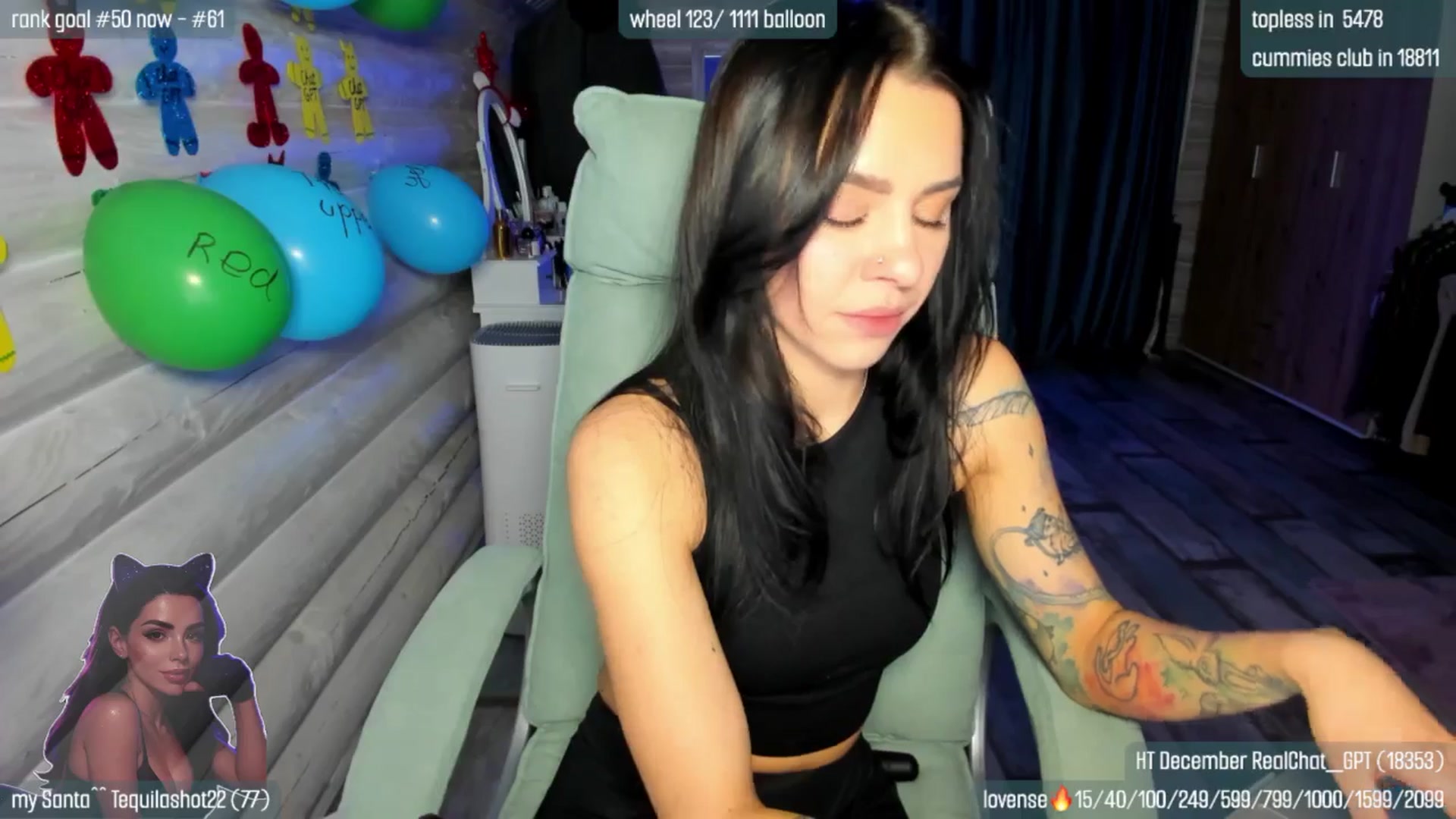 Gallery image thumbnail from GltPleasure's myfreecams stream on, 12/25/2025, 17:29 image 18 of 20