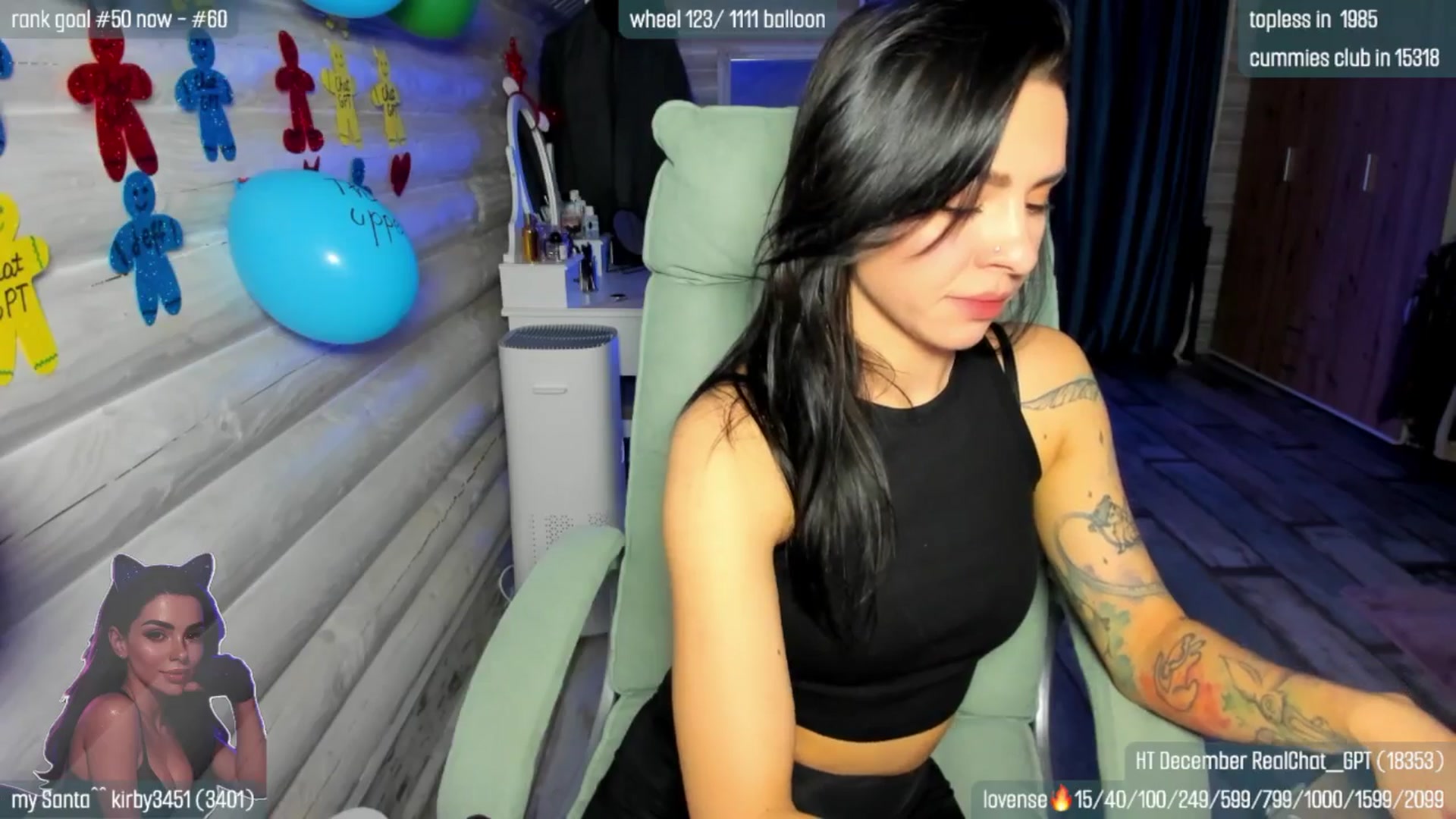 Gallery image thumbnail from GltPleasure's myfreecams stream on, 12/25/2025, 19:02 image 7 of 20