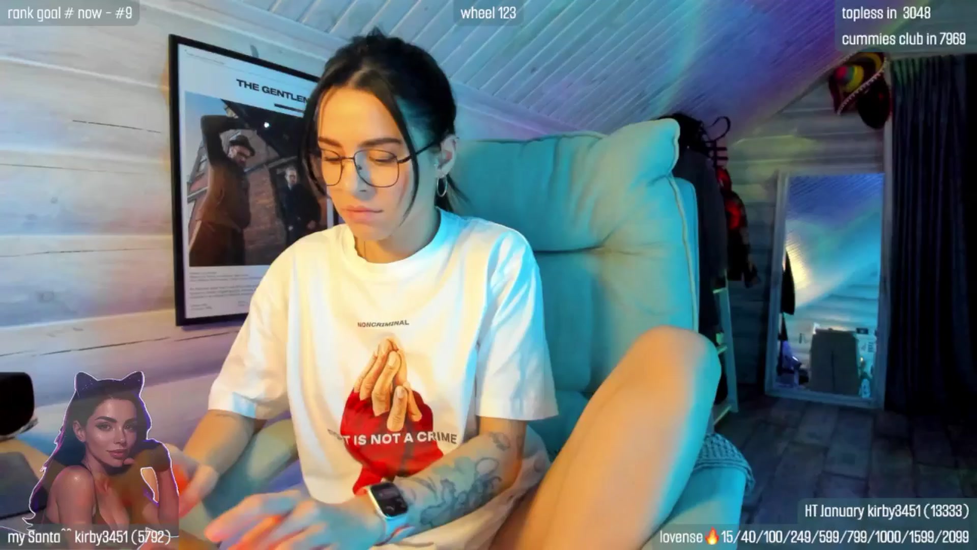 Gallery image thumbnail from GltPleasure's myfreecams stream on, 01/05/2026, 24:02 image 16 of 20