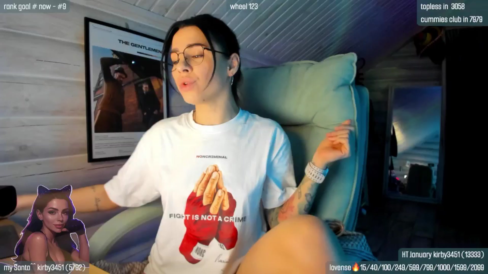 Gallery image thumbnail from GltPleasure's myfreecams stream on, 01/05/2026, 24:02 image 6 of 20