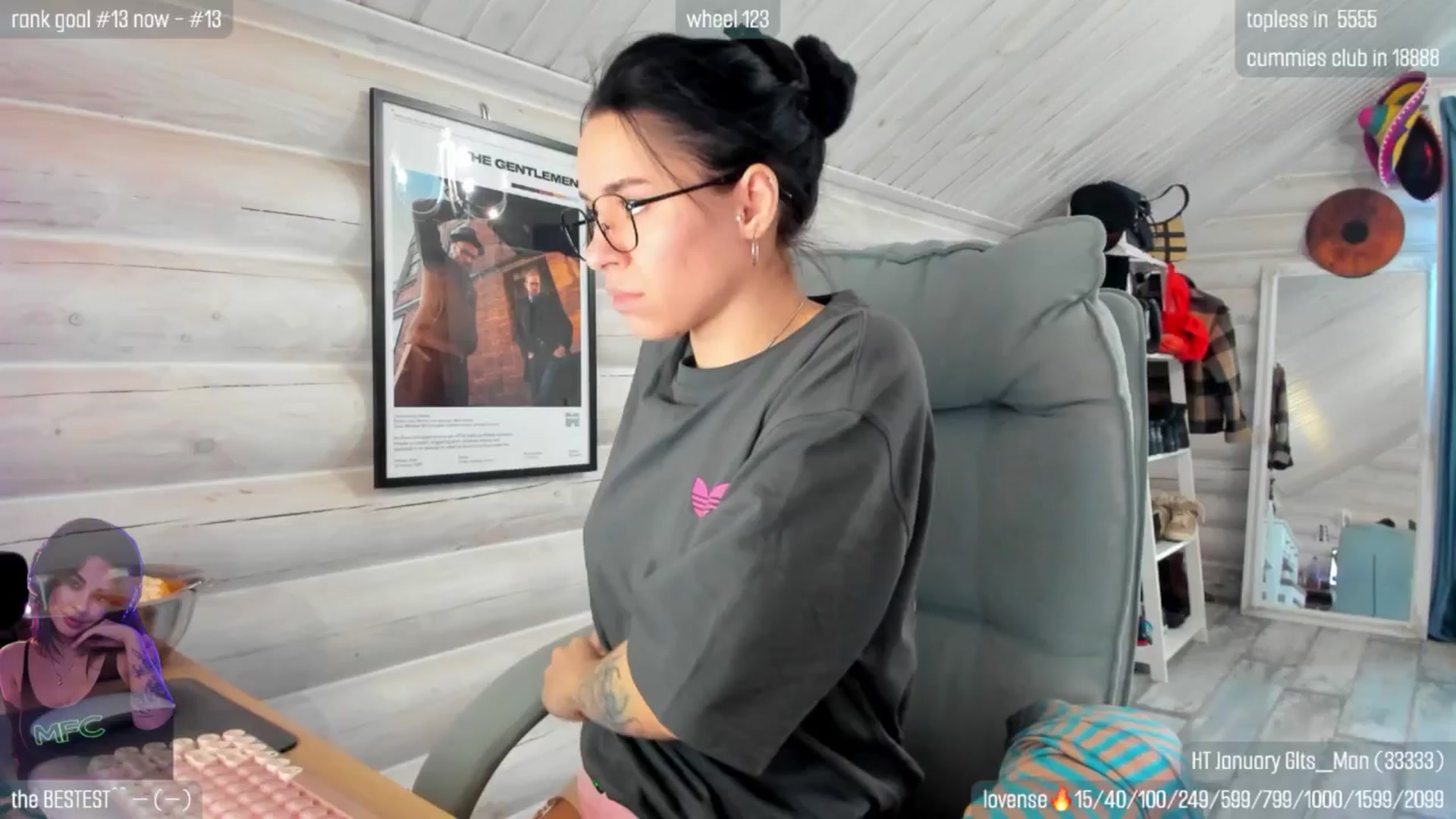 Gallery image thumbnail from GltPleasure's myfreecams stream on, 01/31/2026, 07:58 image 8 of 20