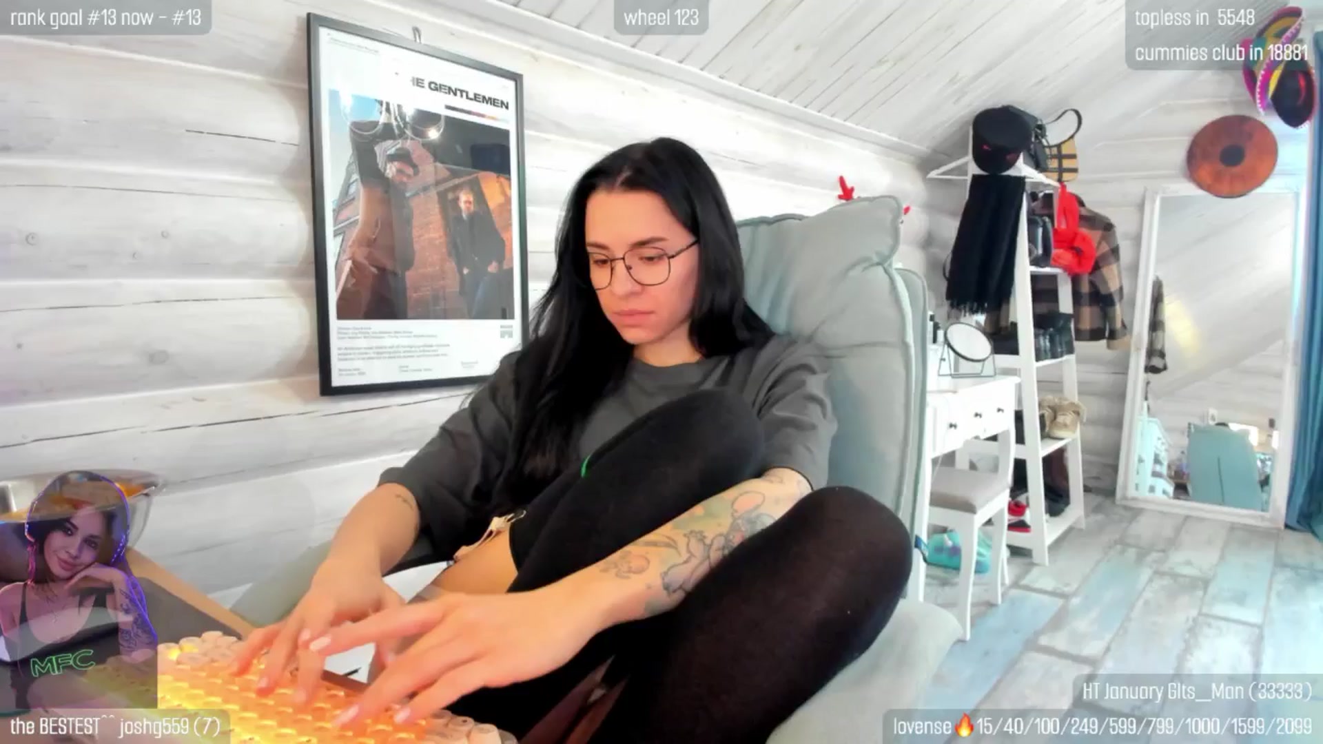 Gallery image thumbnail from GltPleasure's myfreecams stream on, 01/31/2026, 08:16 image 2 of 20