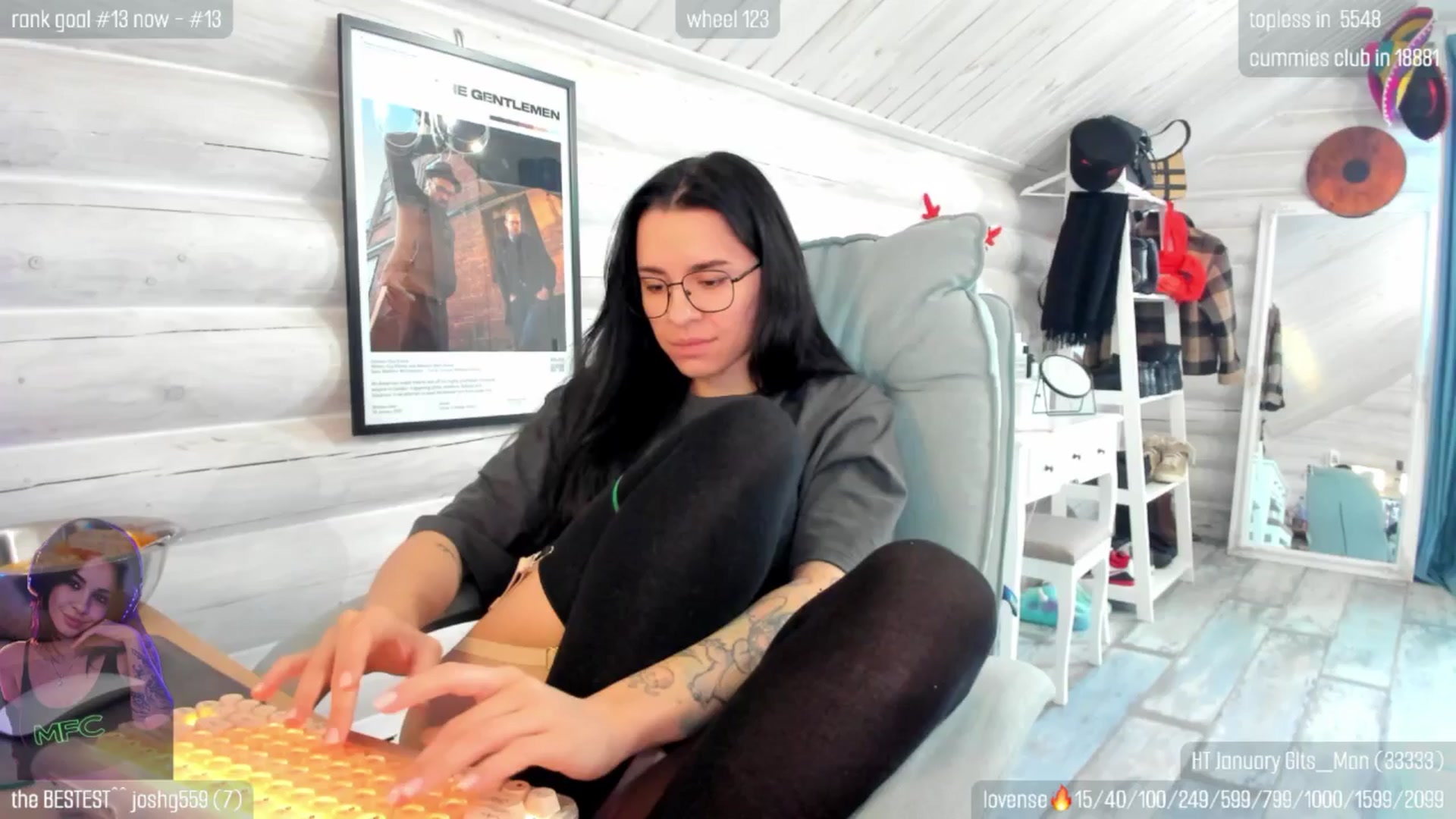 Gallery image thumbnail from GltPleasure's myfreecams stream on, 01/31/2026, 08:16 image 4 of 20