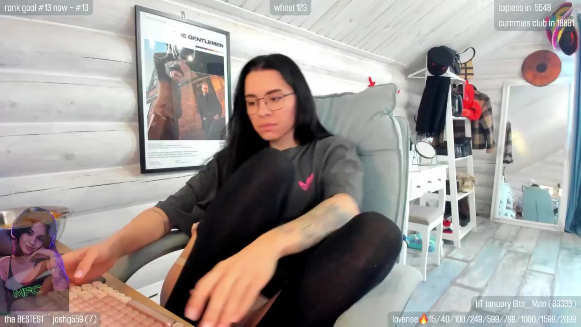 Gallery image thumbnail from GltPleasure's myfreecams stream on, 01/31/2026, 08:16 image 1 of 20