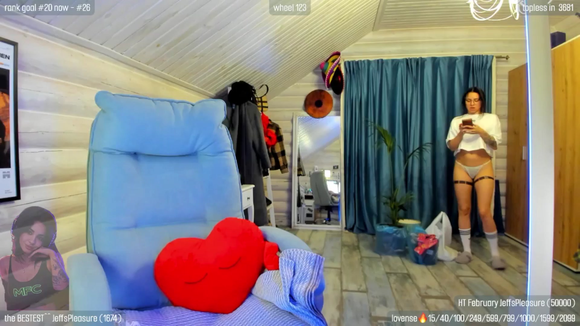 Gallery image thumbnail from GltPleasure's myfreecams stream on, 02/17/2026, 19:52 image 5 of 20