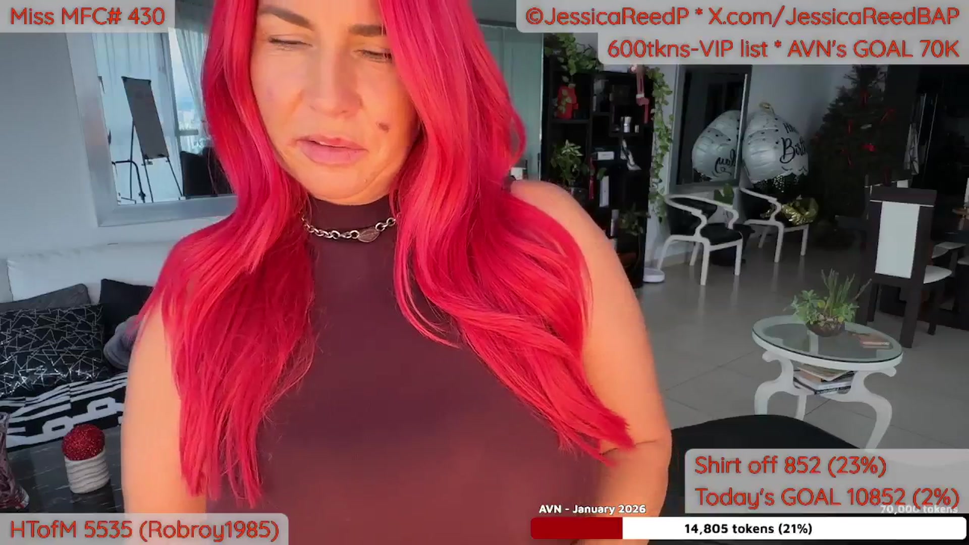 Gallery image thumbnail from GoddessJReed's myfreecams stream on, 01/08/2026, 24:02 image 8 of 20