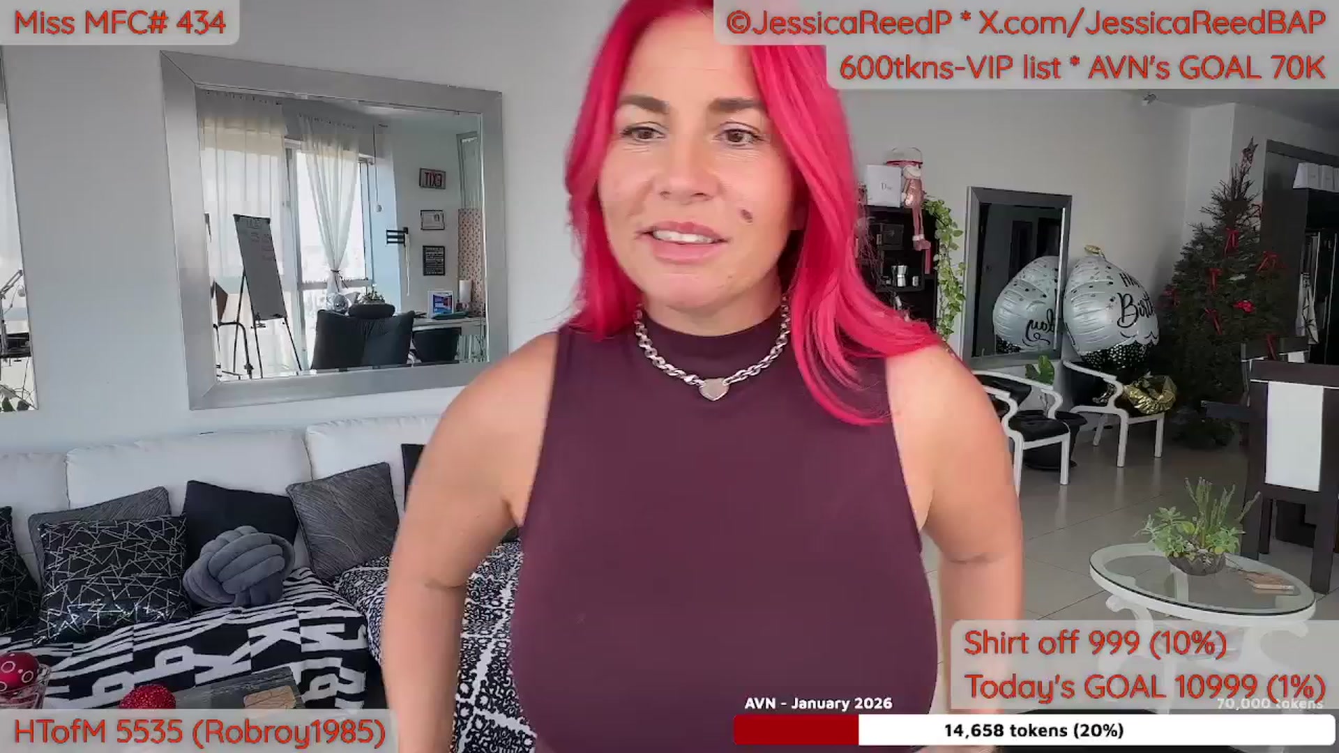 Gallery image thumbnail from GoddessJReed's myfreecams stream on, 01/08/2026, 24:02 image 1 of 20