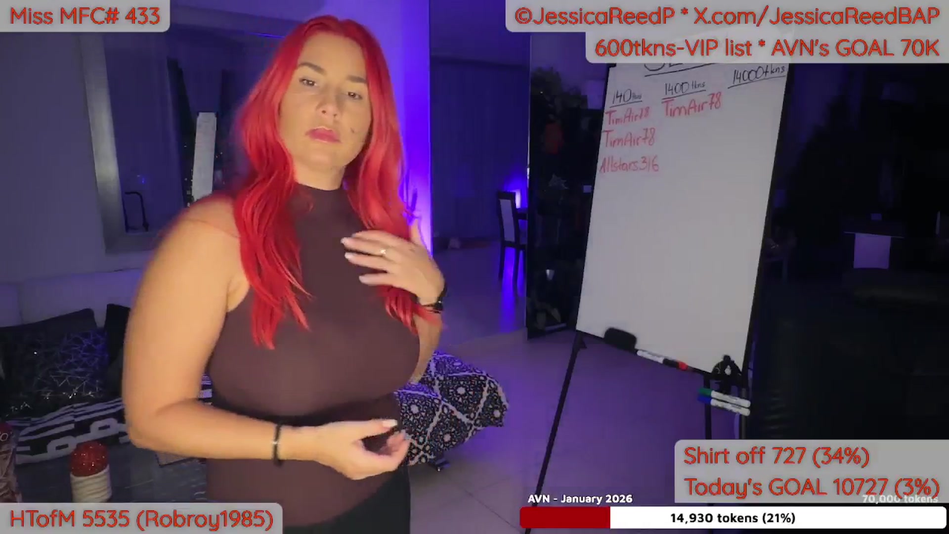 Gallery image thumbnail from GoddessJReed's myfreecams stream on, 01/08/2026, 24:02 image 18 of 20