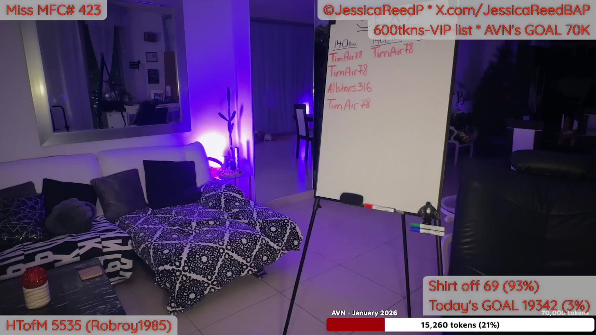 Gallery image thumbnail from GoddessJReed's myfreecams stream on, 01/08/2026, 24:23 image 13 of 20
