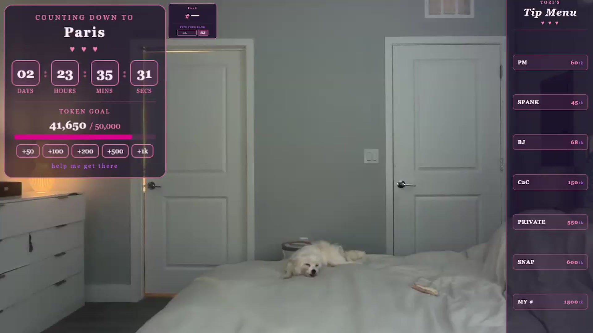 Gallery image thumbnail from GoddessTatiRae's myfreecams stream on, 05/22/2026, 05:24 image 13 of 20