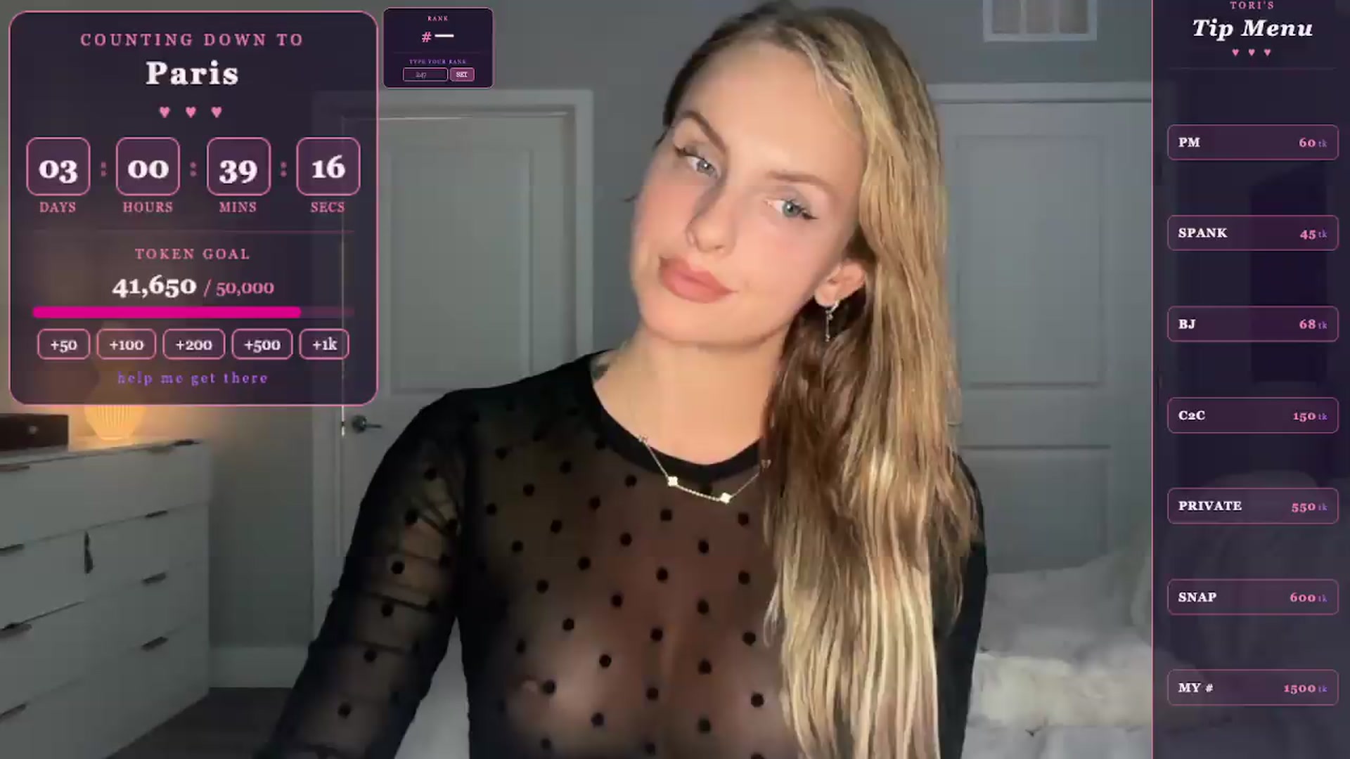 Gallery image thumbnail from GoddessTatiRae's myfreecams stream on, 05/22/2026, 05:24 image 4 of 20