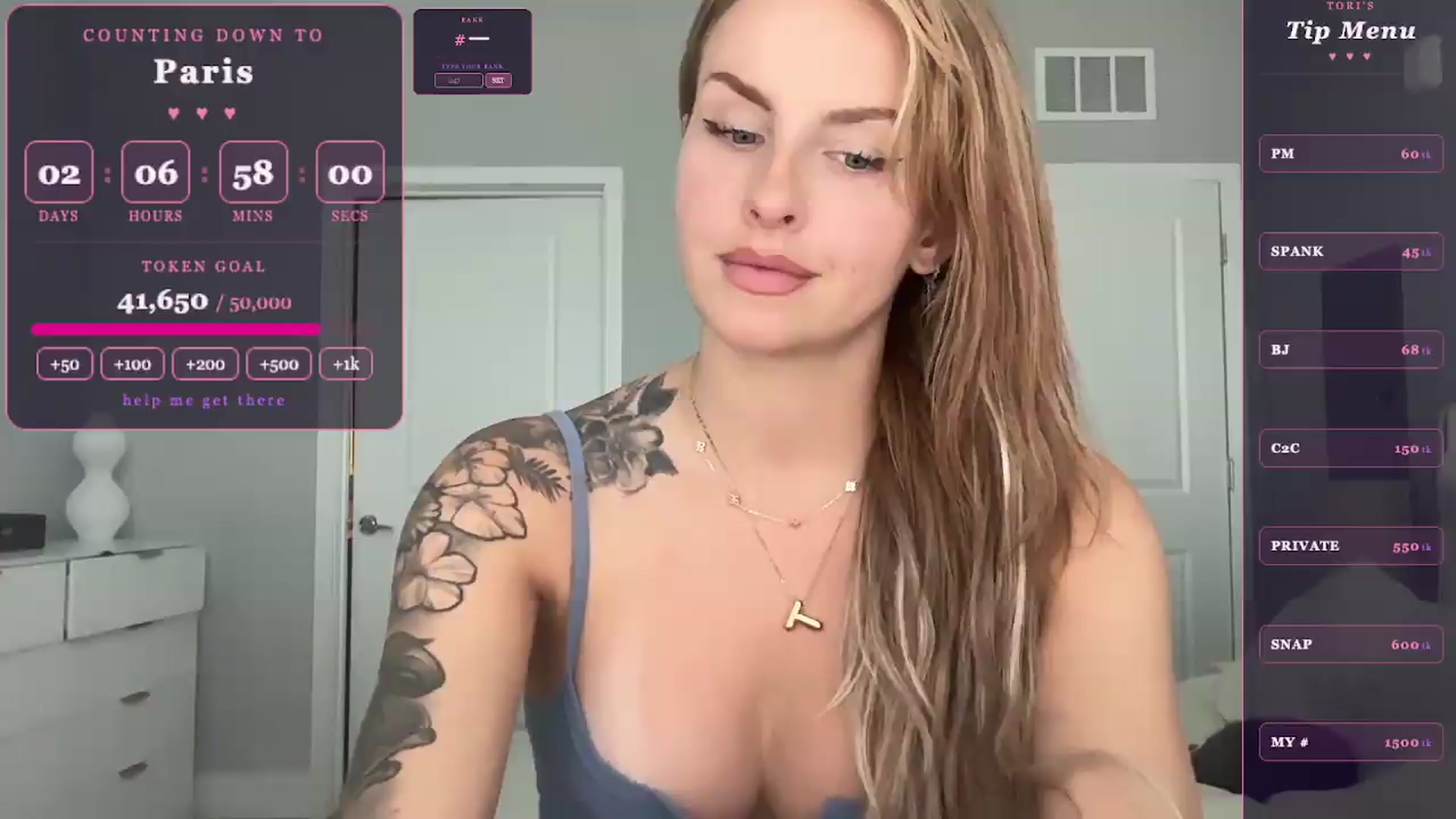 Gallery image thumbnail from GoddessTatiRae's myfreecams stream on, 05/22/2026, 22:09 image 6 of 20
