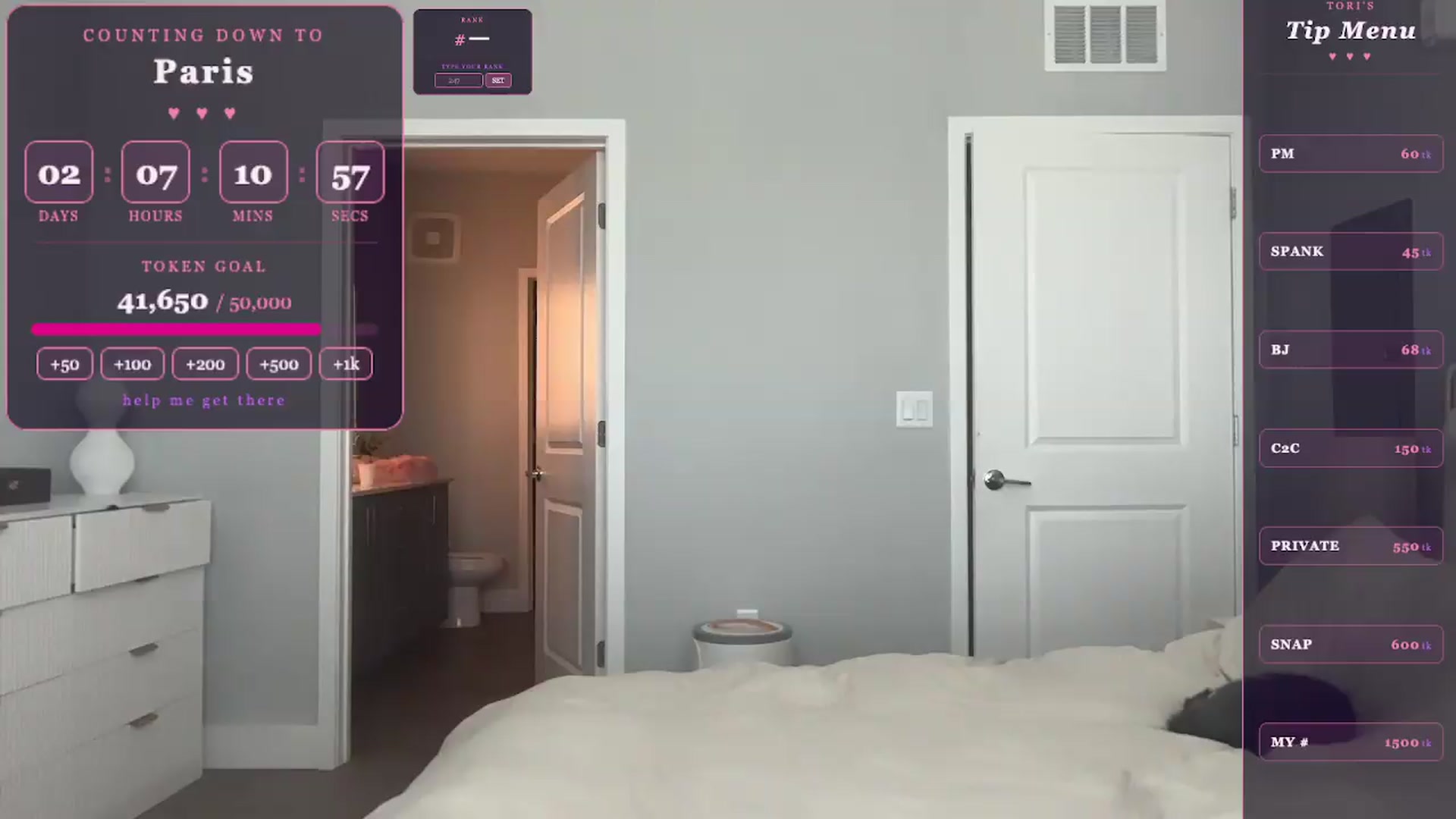 Gallery image thumbnail from GoddessTatiRae's myfreecams stream on, 05/22/2026, 22:09 image 3 of 20